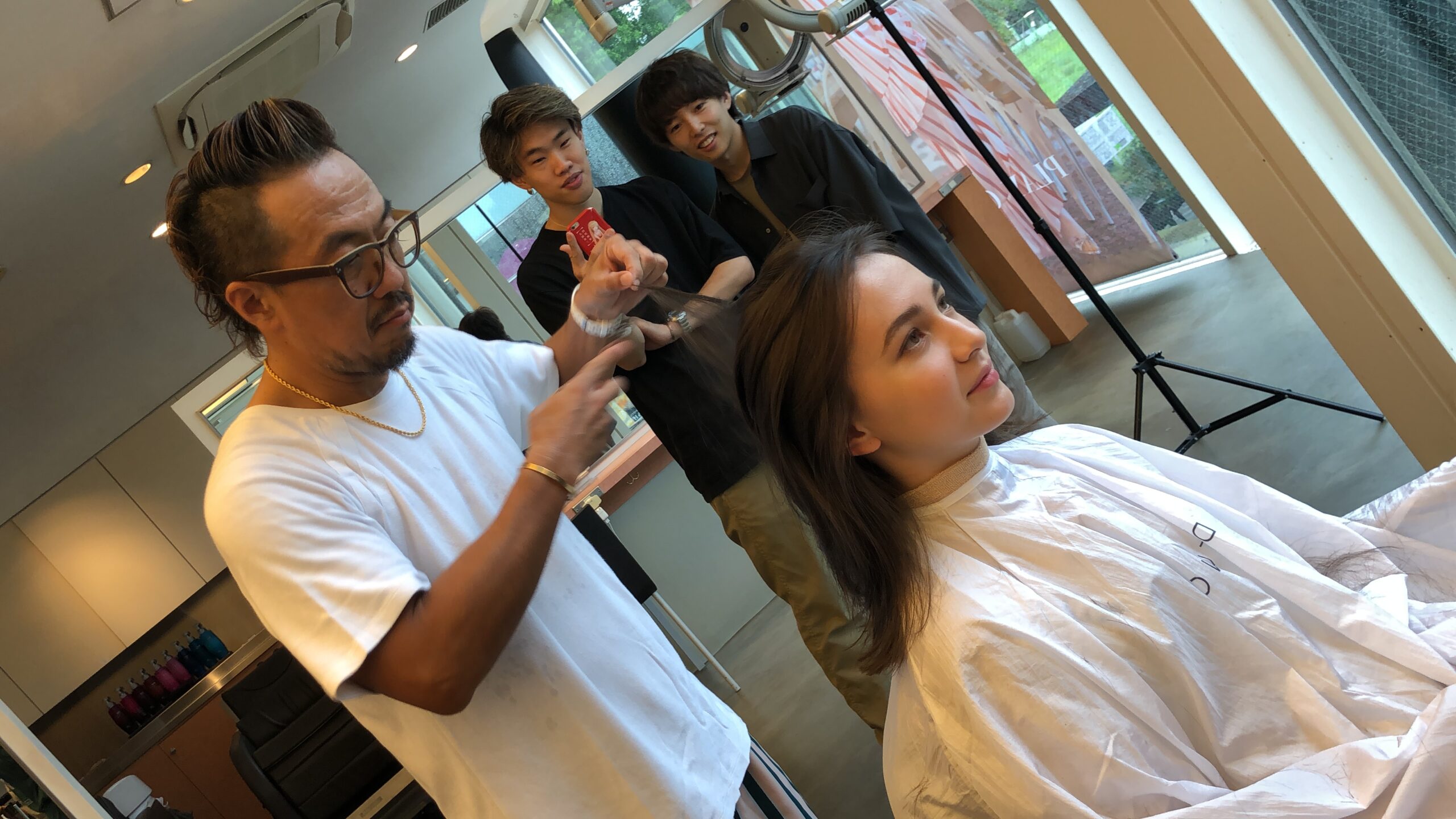 リアルオーダーヘアブックの撮影