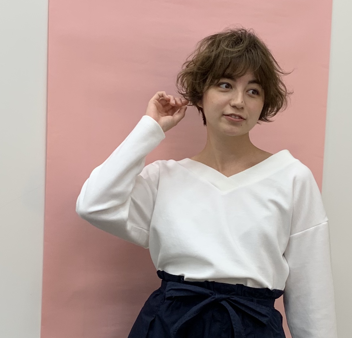 ゆるふわショートボブ撮影