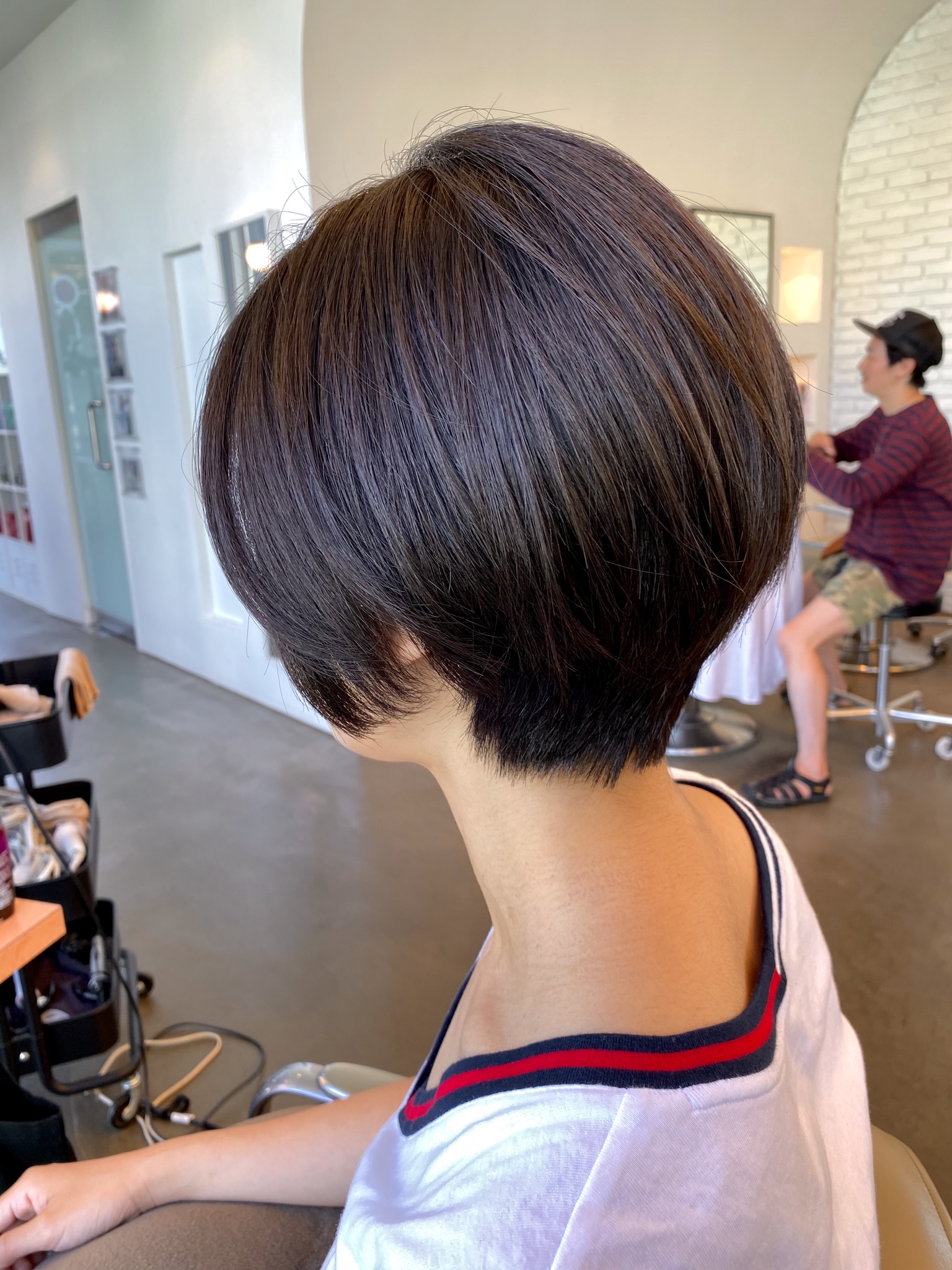 すきバサミを使わないで作る広末涼子さん風ハンサムショート😆