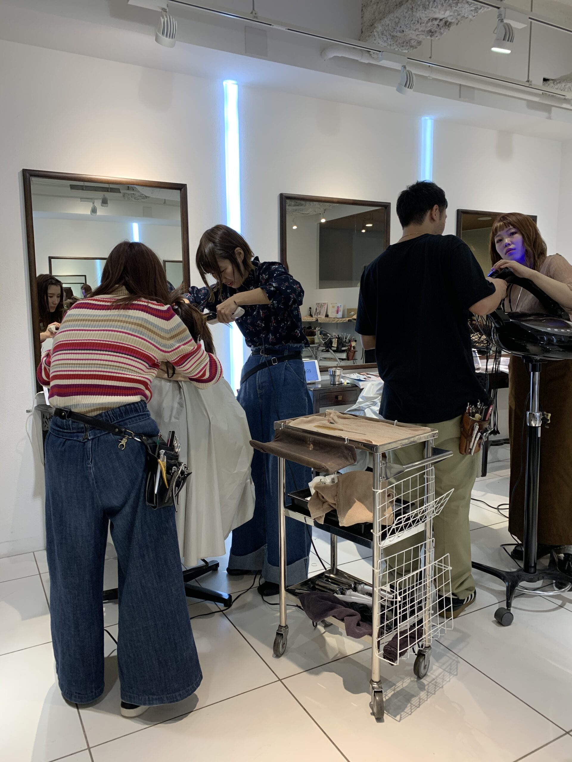 営業後の練習！