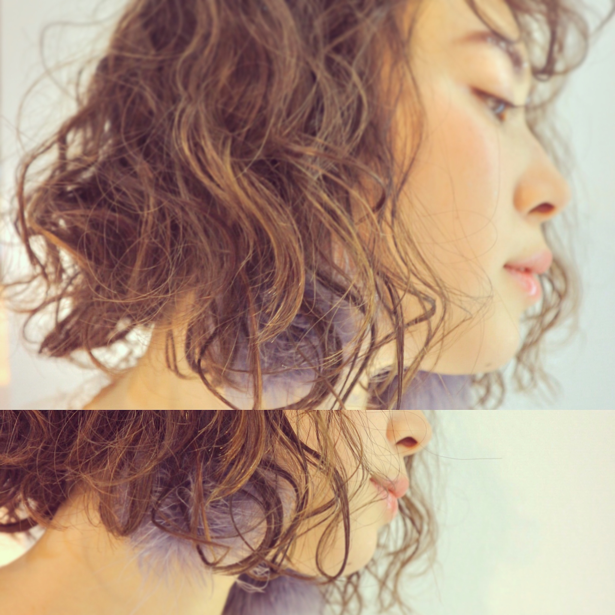 デザインコスメパーマで、外国人くせ毛風パーマヘア★