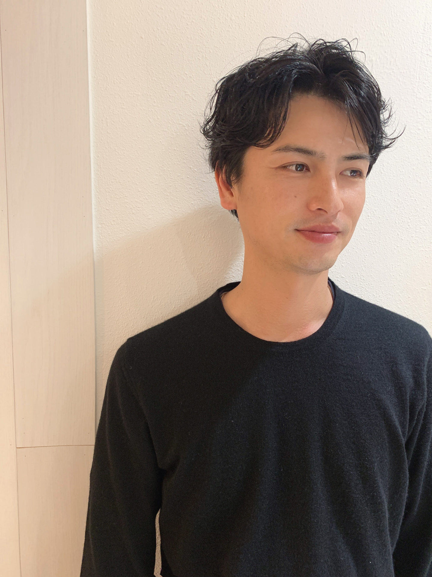 メンズの方必見！流行りのニュアンスパーマで朝楽ちんヘア♪^ ^