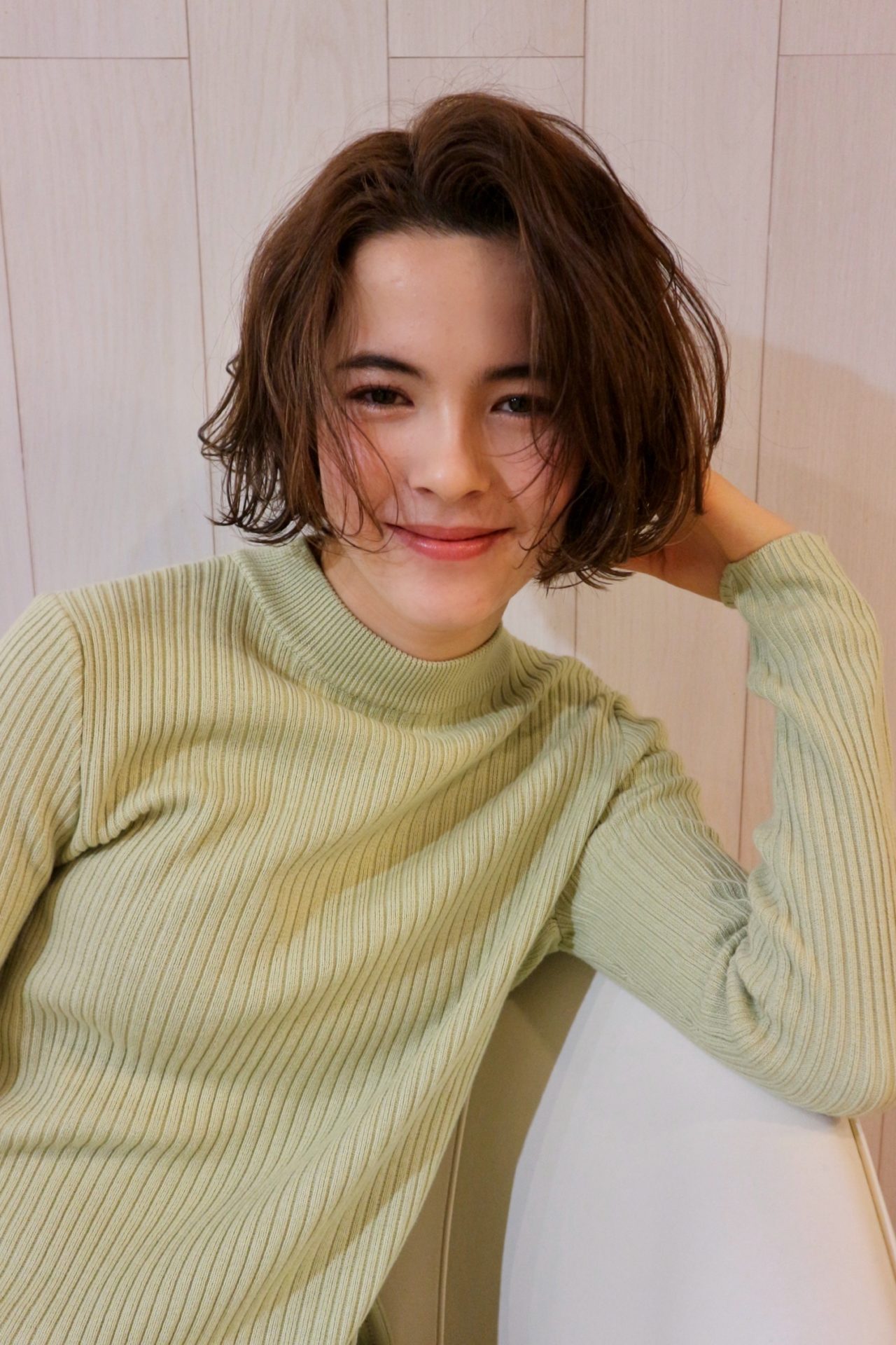 大人かわいい！短めボブパーマヘア★