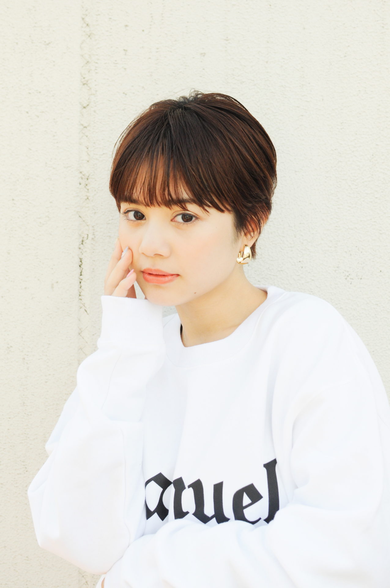 ちょっと大人なナチュラルかわいいマッシュショート