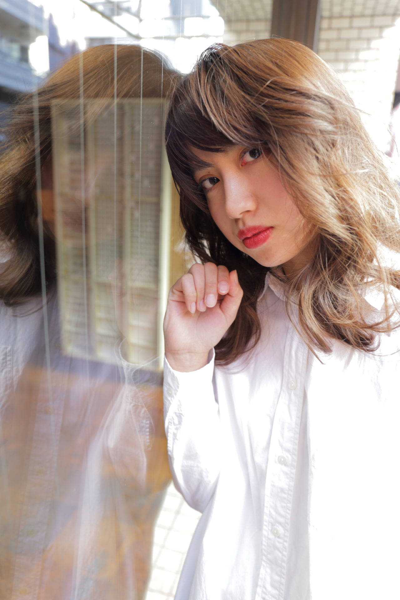 夏の定番アッシュ系カラー