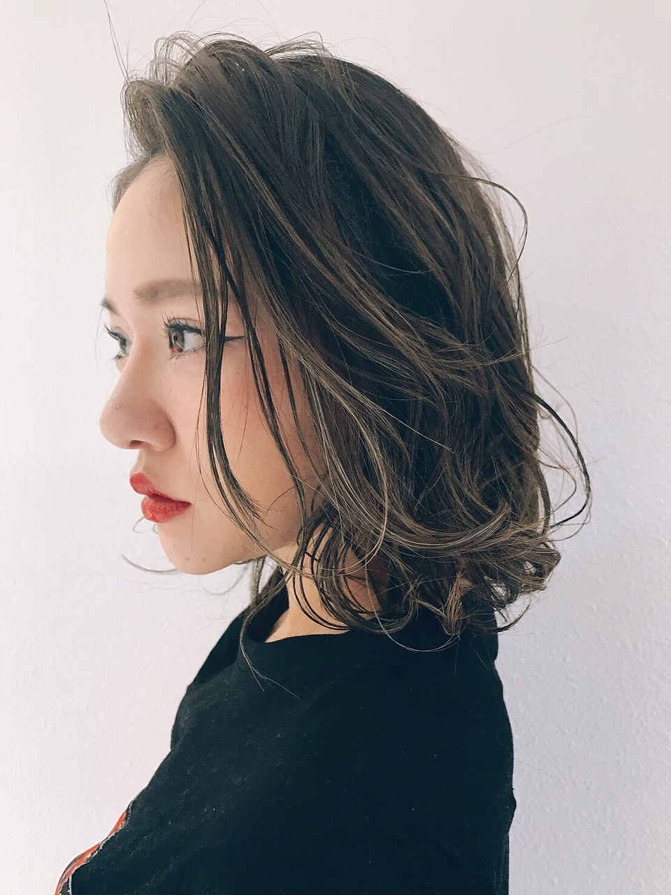 外国人風☆スパイシーエッジィ☆グレージュカラー×ハイライト - メイン