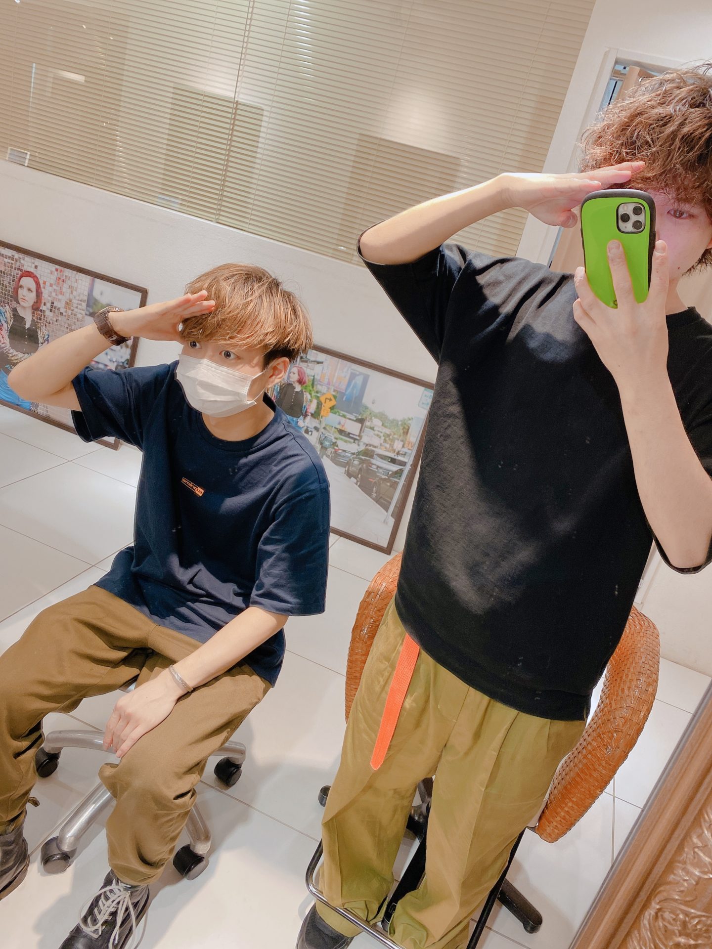 寒色ではなく暖色に？！