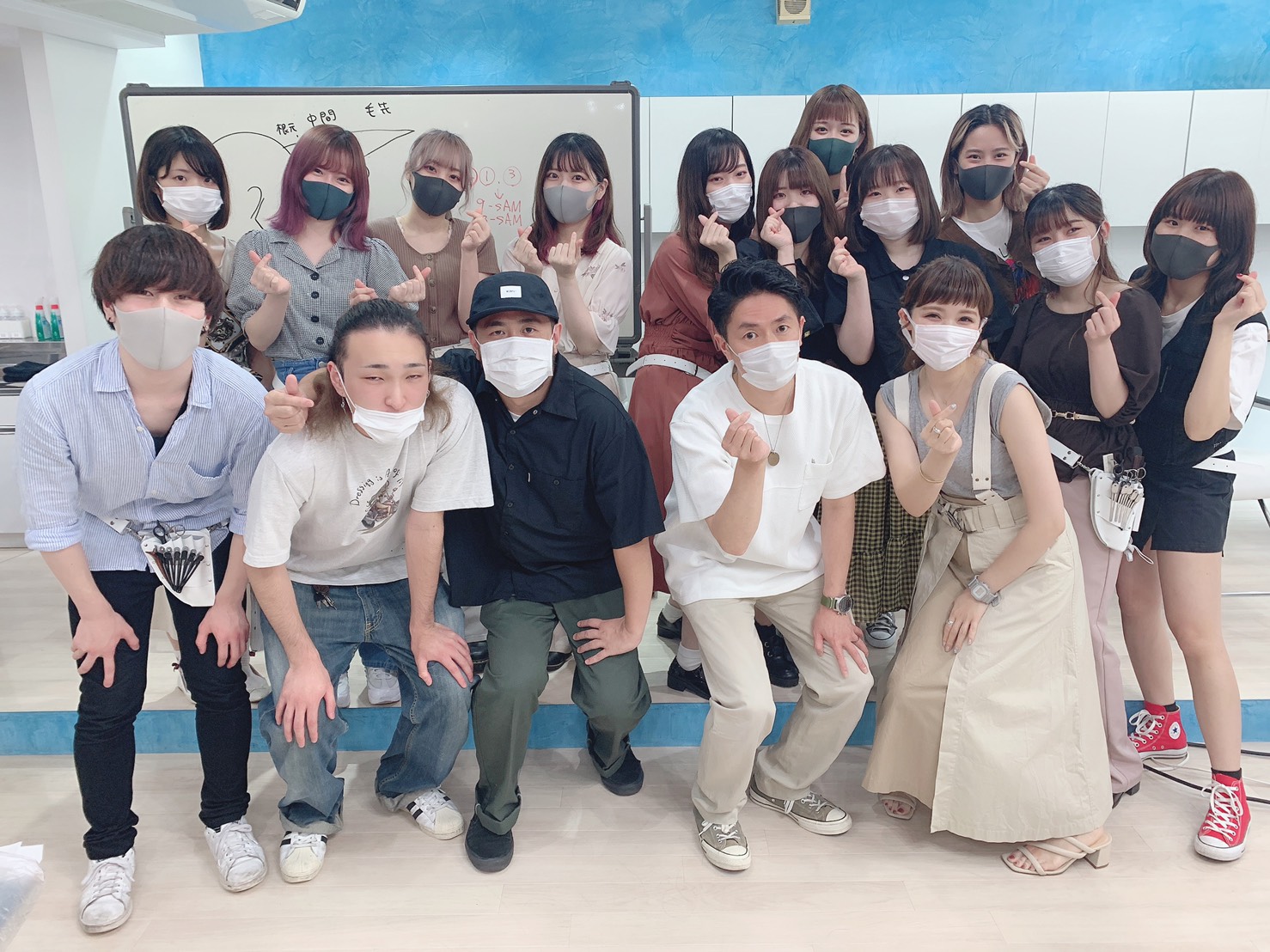 コーセー美容専門学校カラー講師授業♪