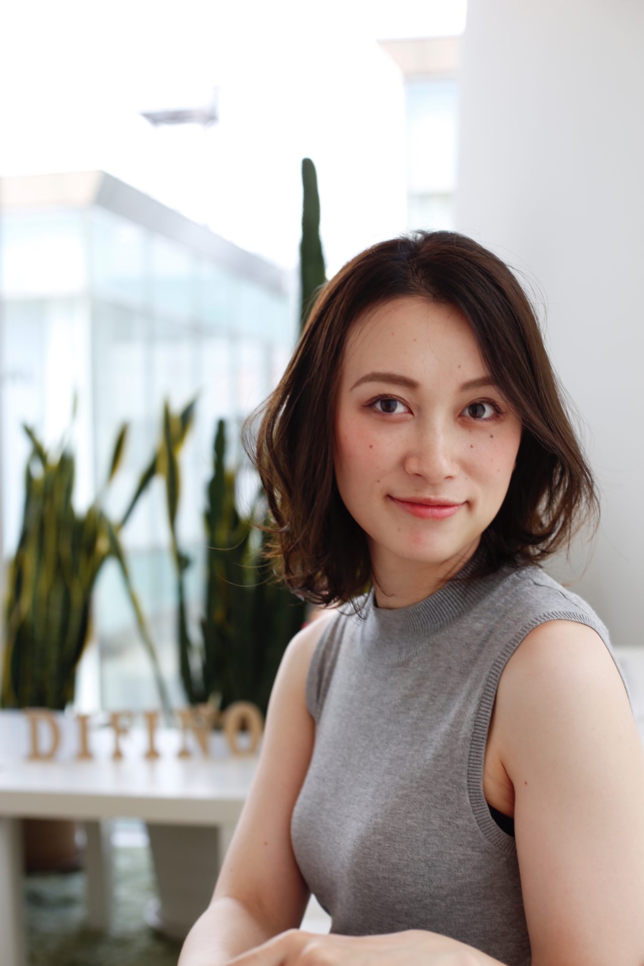 大人可愛いキレイなミディアム♪