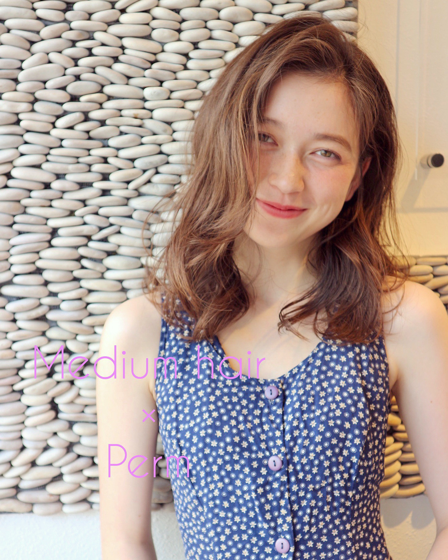 暑い時期におススメ！ミディアムヘア×低温デジタルパーマ、簡単ヘアアレンジ★