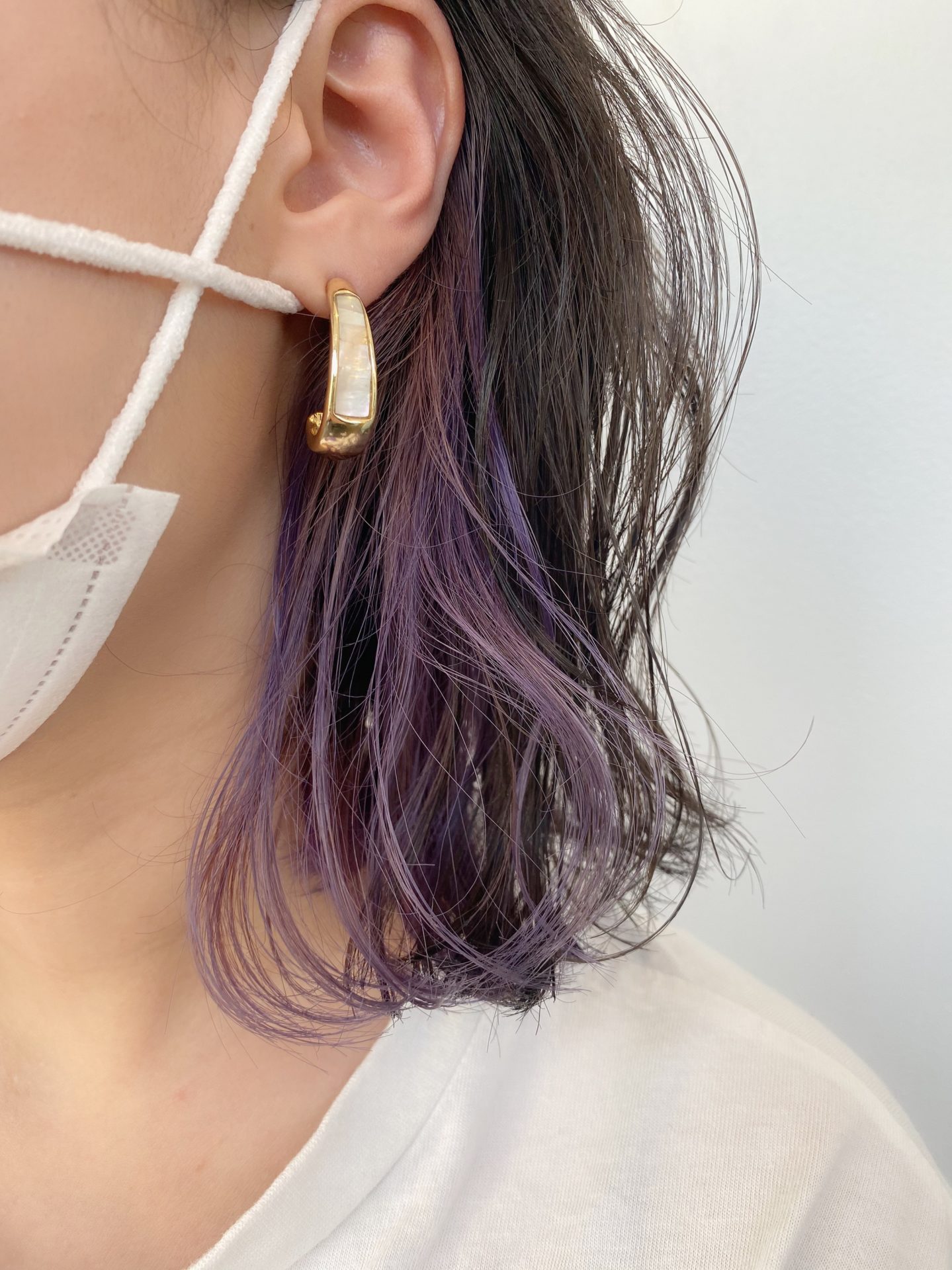 インナーカラー💜