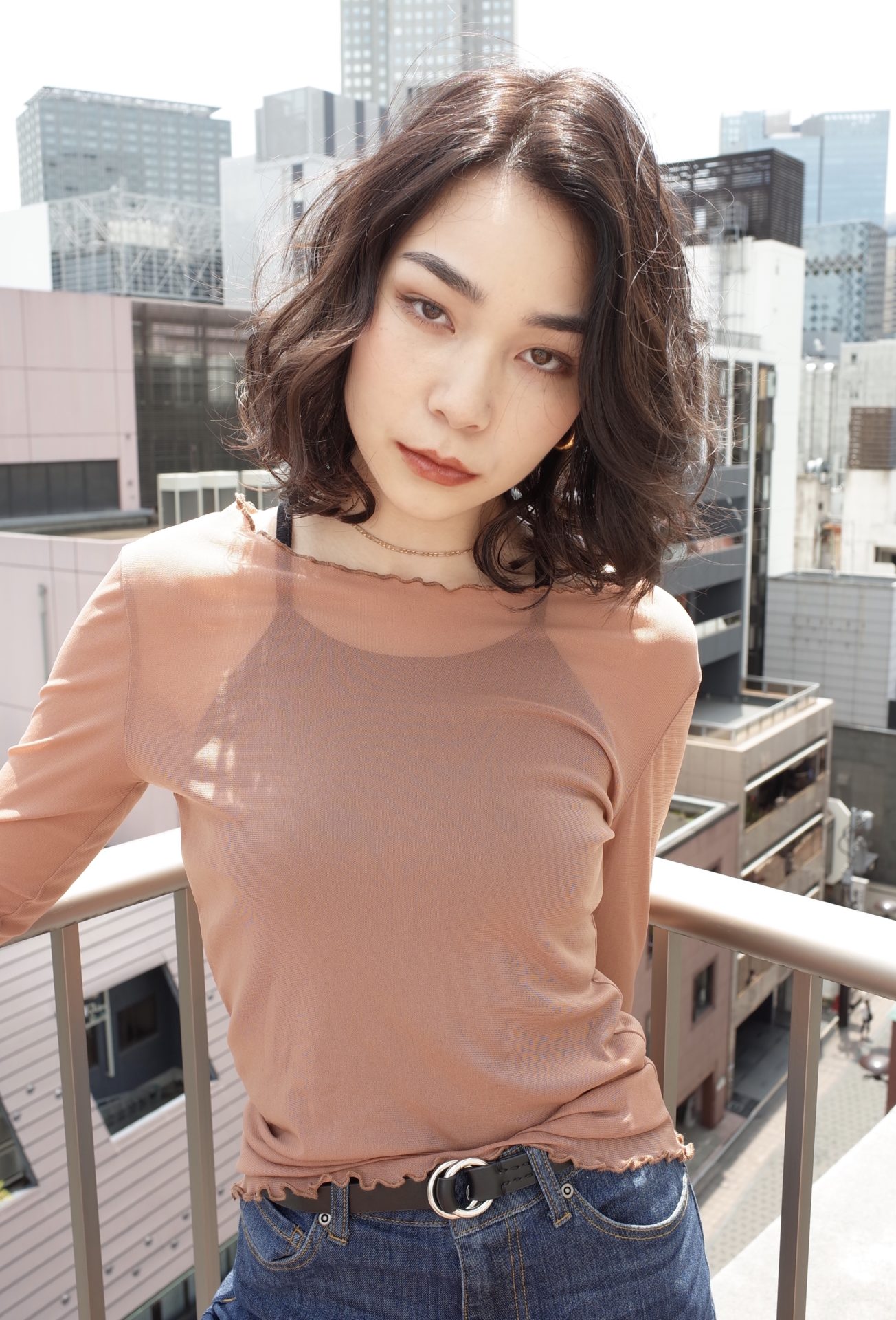 透明感！！柔らか質感のアッシュブラウン