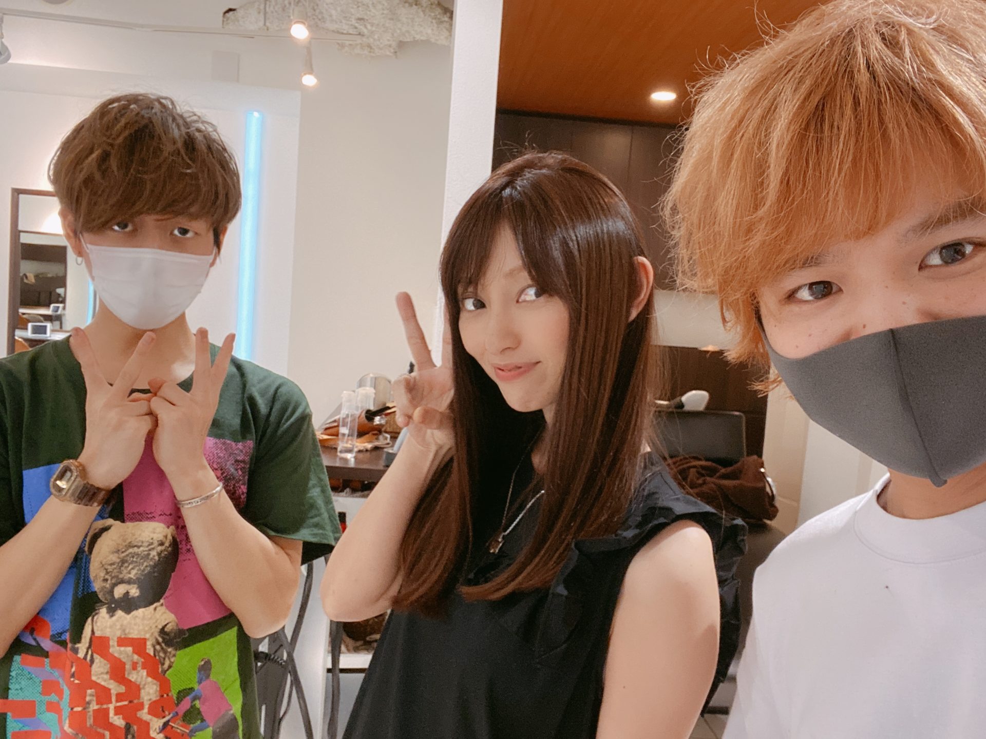 梅雨は明けたがまだまだ暑いからストレートで楽ちん☀️