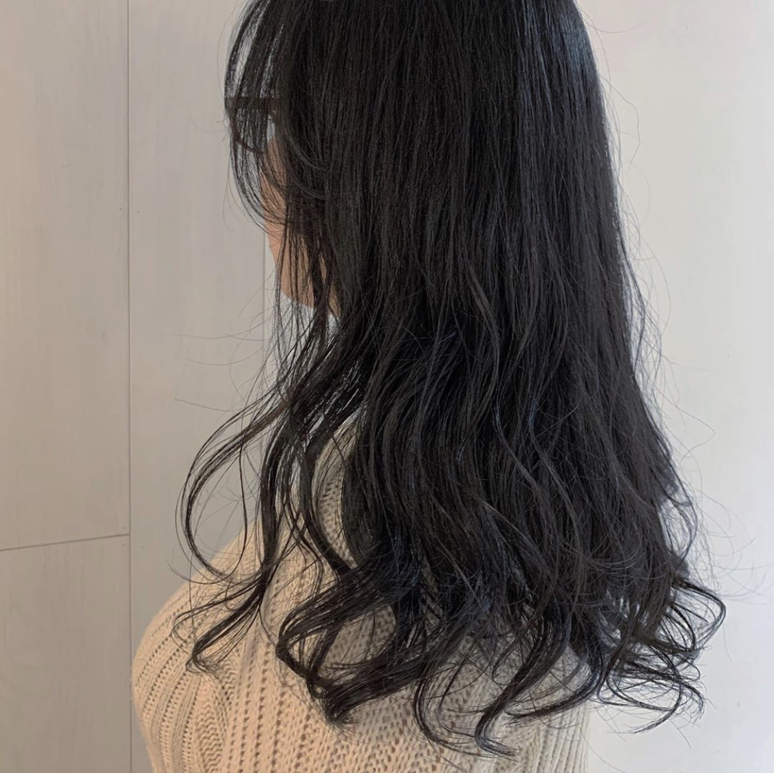 黒髪ロング×パーマ👸🏻