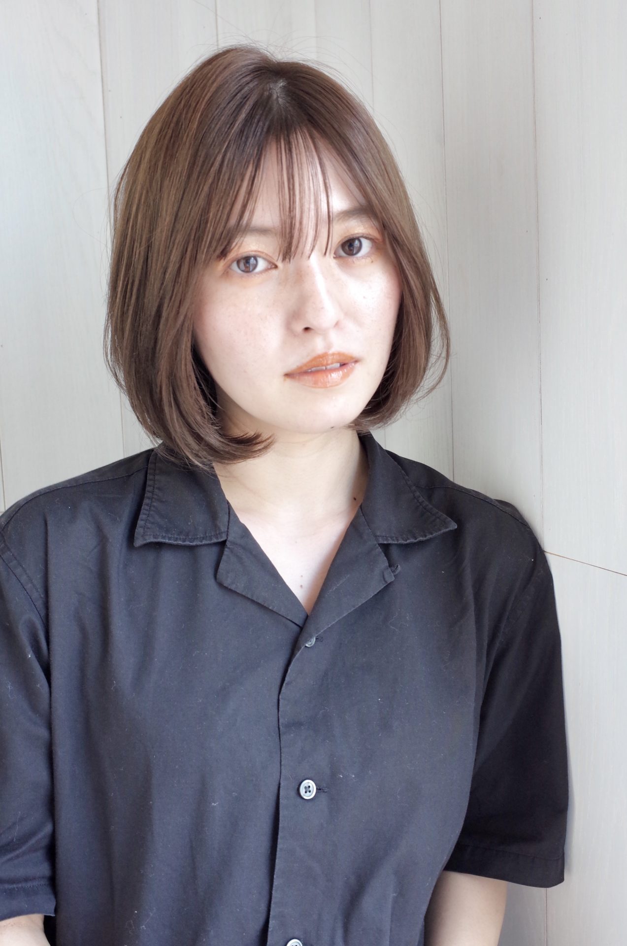 乾かすだけでまとまる！内巻きボブ！