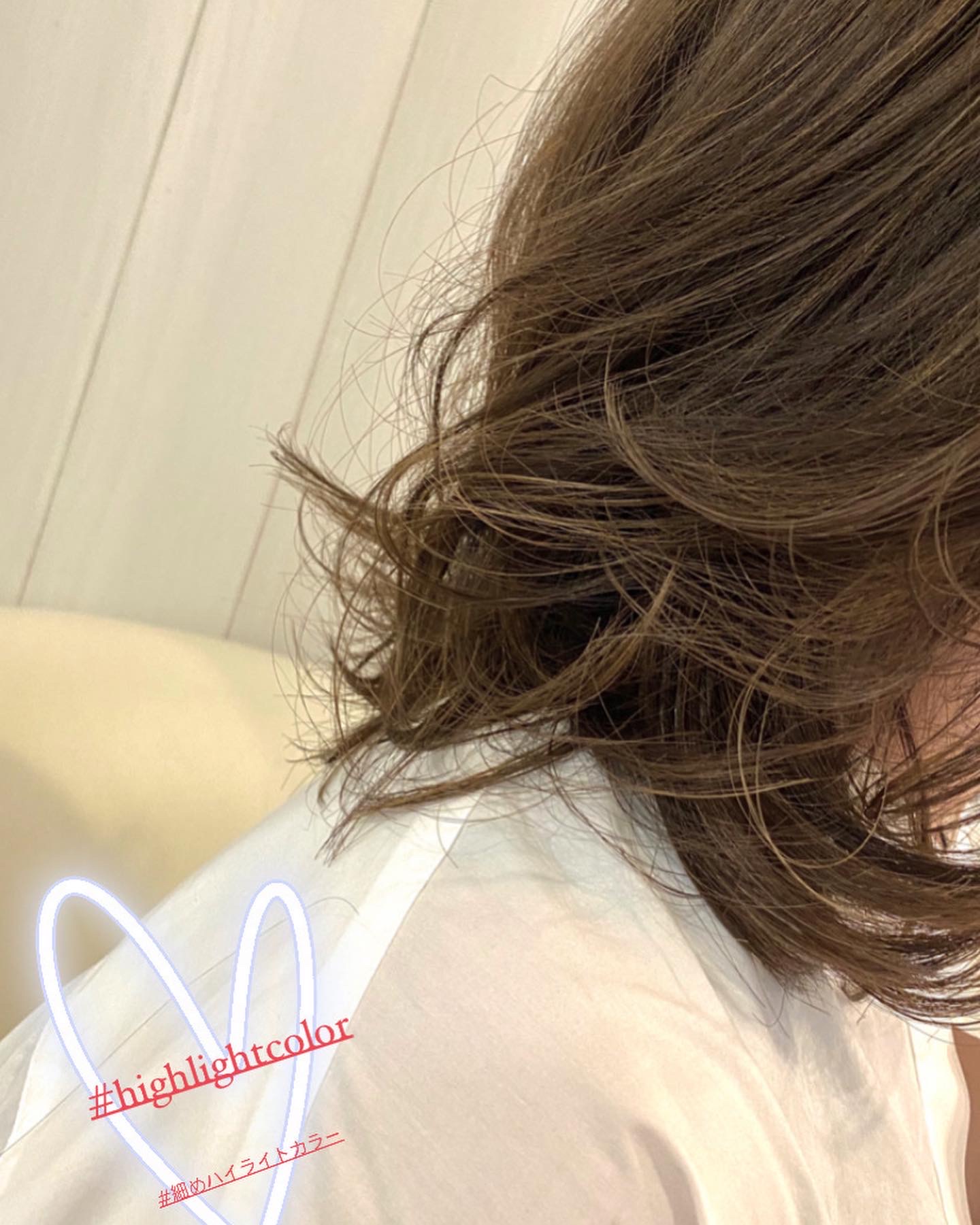イルミナカラーでベージュカラー × 細めハイライトカラーカラー★