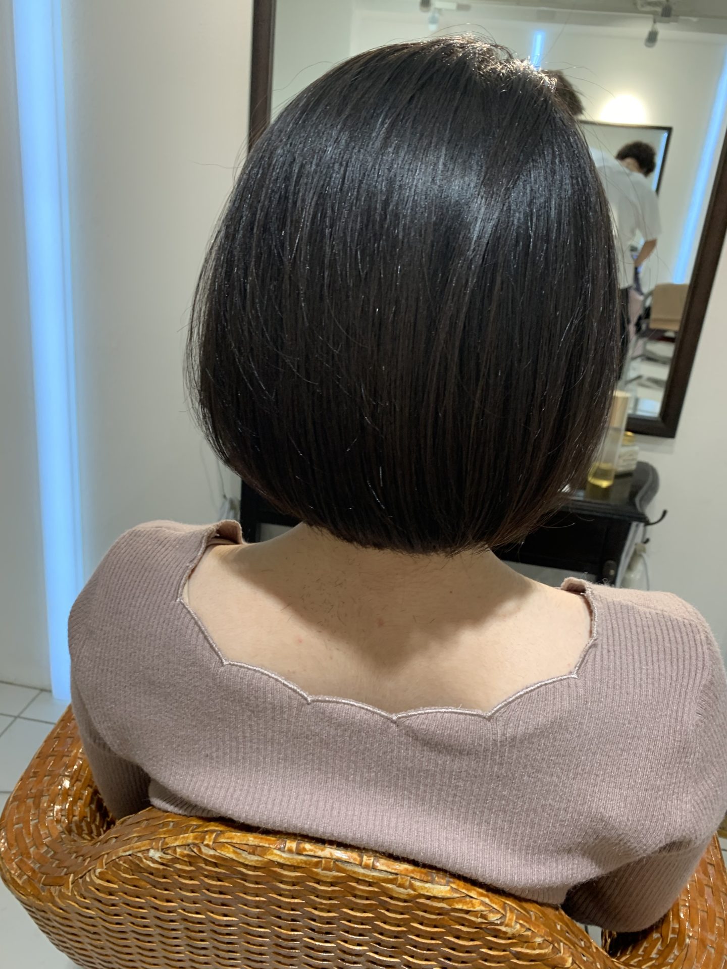 カットレッスン中です。