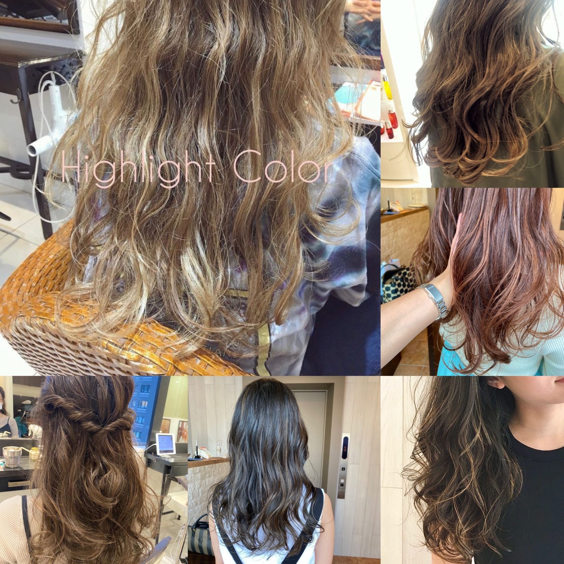 細めのハイライトカラーが可愛い！or 外国人風グラデーションカラーもおススメです★