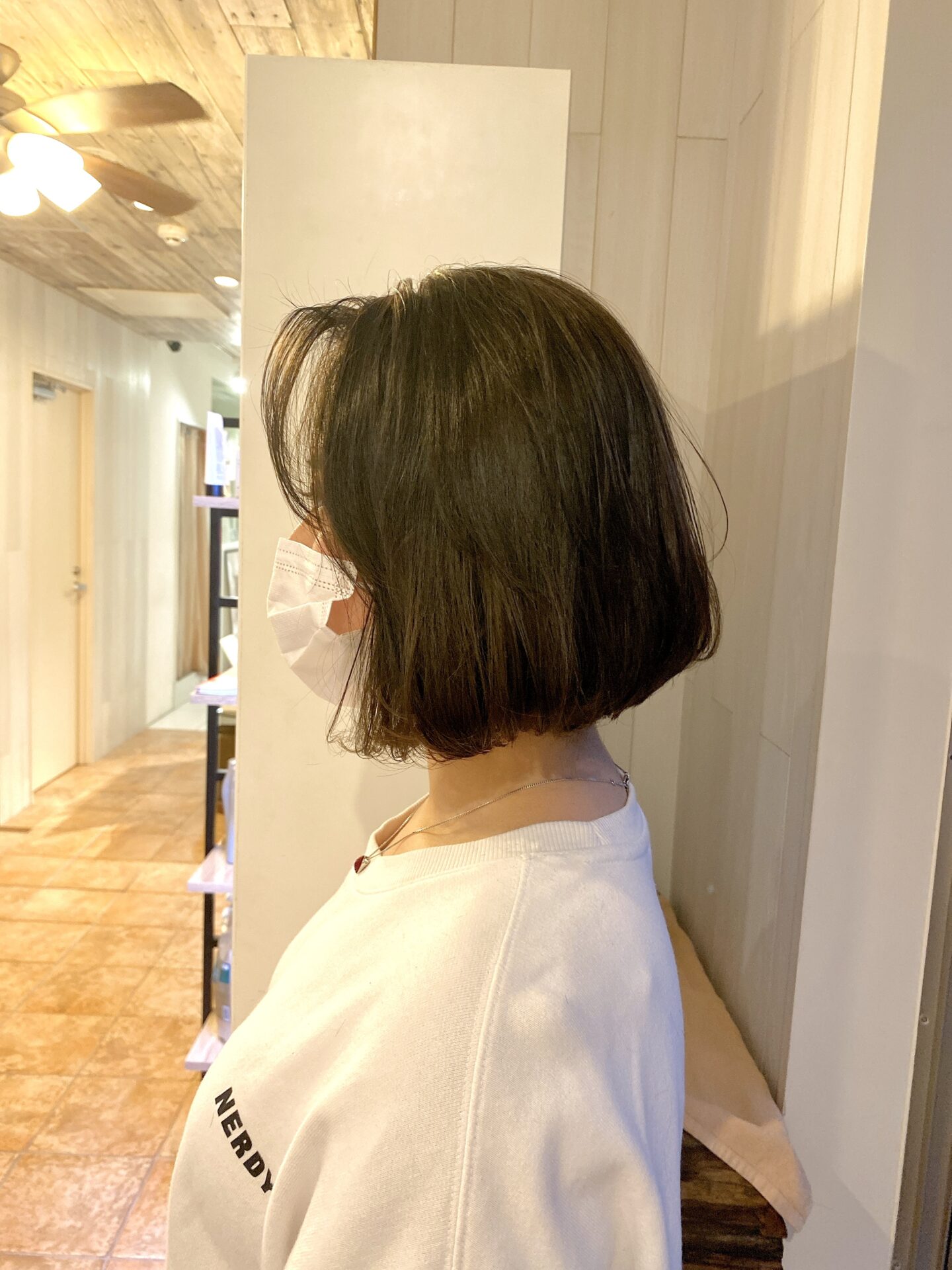 お客様ヘアスタイル「ロングヘア✖️ブリーチ毛」→「ボブヘア✖️アッシュブラウン」★