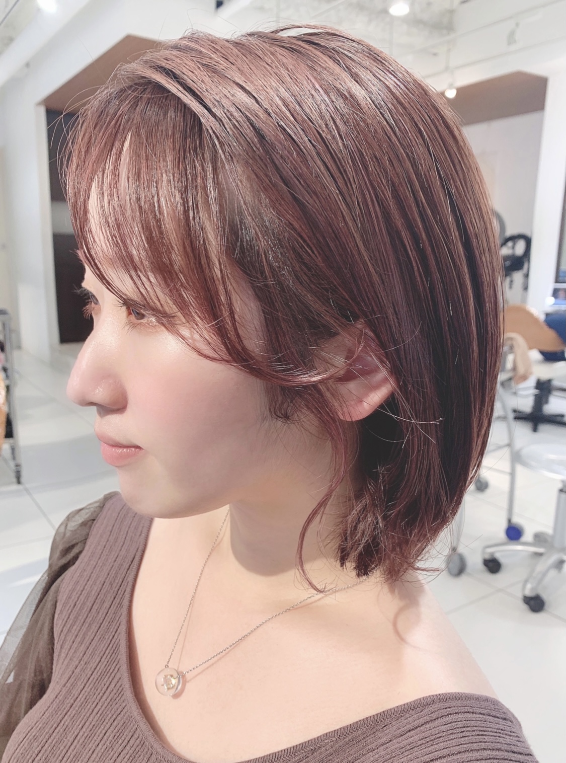 同じピンクでも印象がガラリと！冬から春への暖色系カラーの変化とは？？^ ^