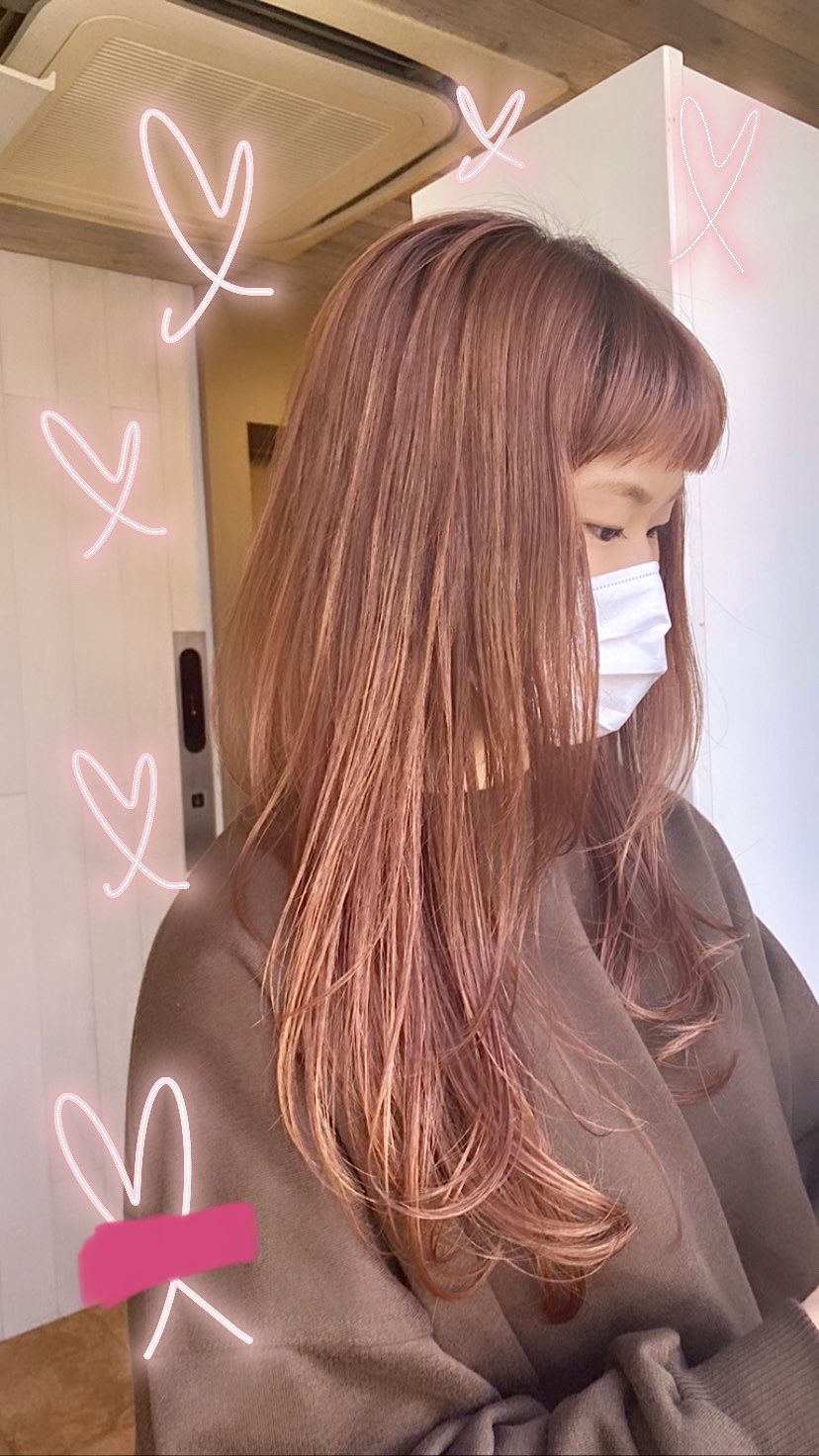 透明感！コーラルオレンジカラー★