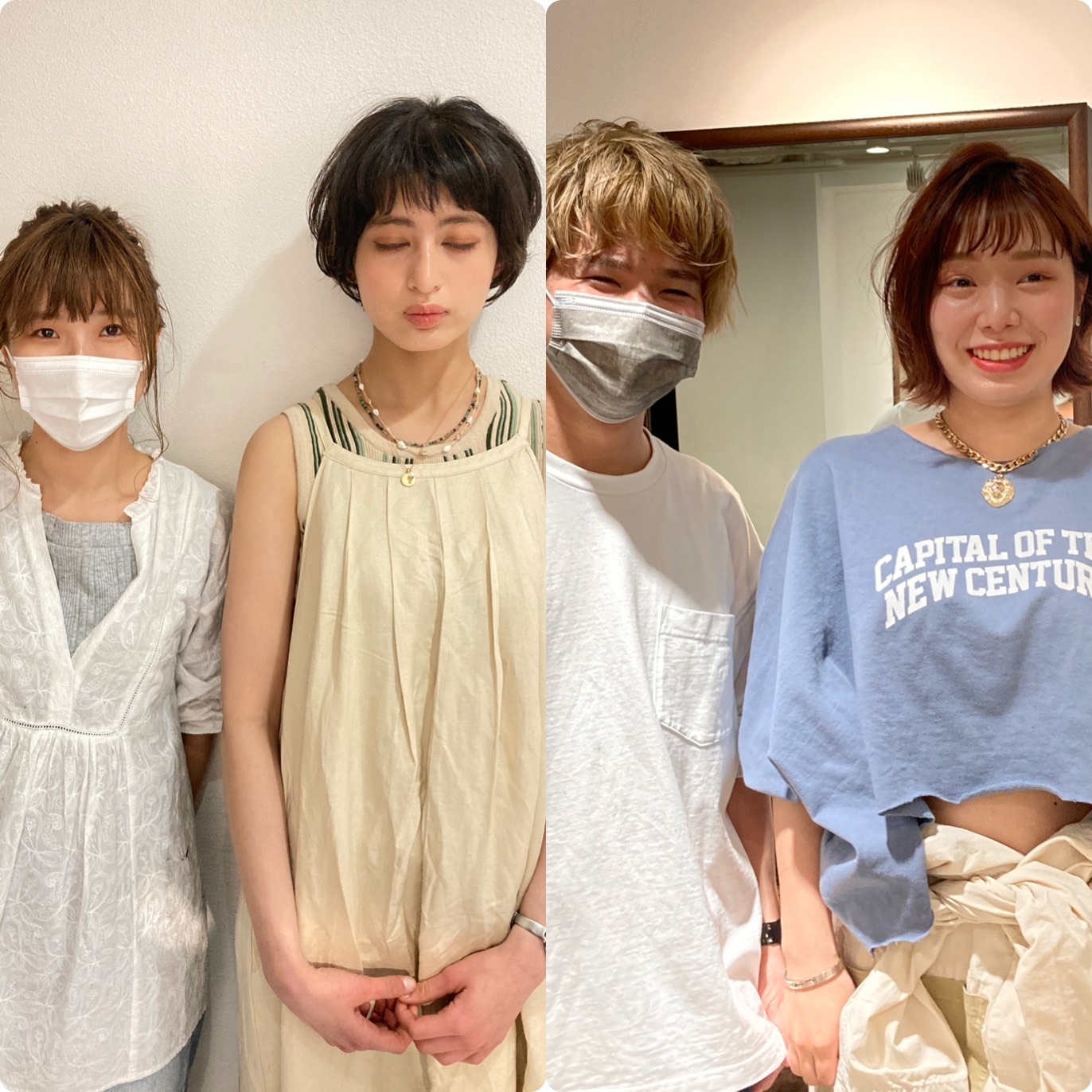 後輩のスタイリストチェック！