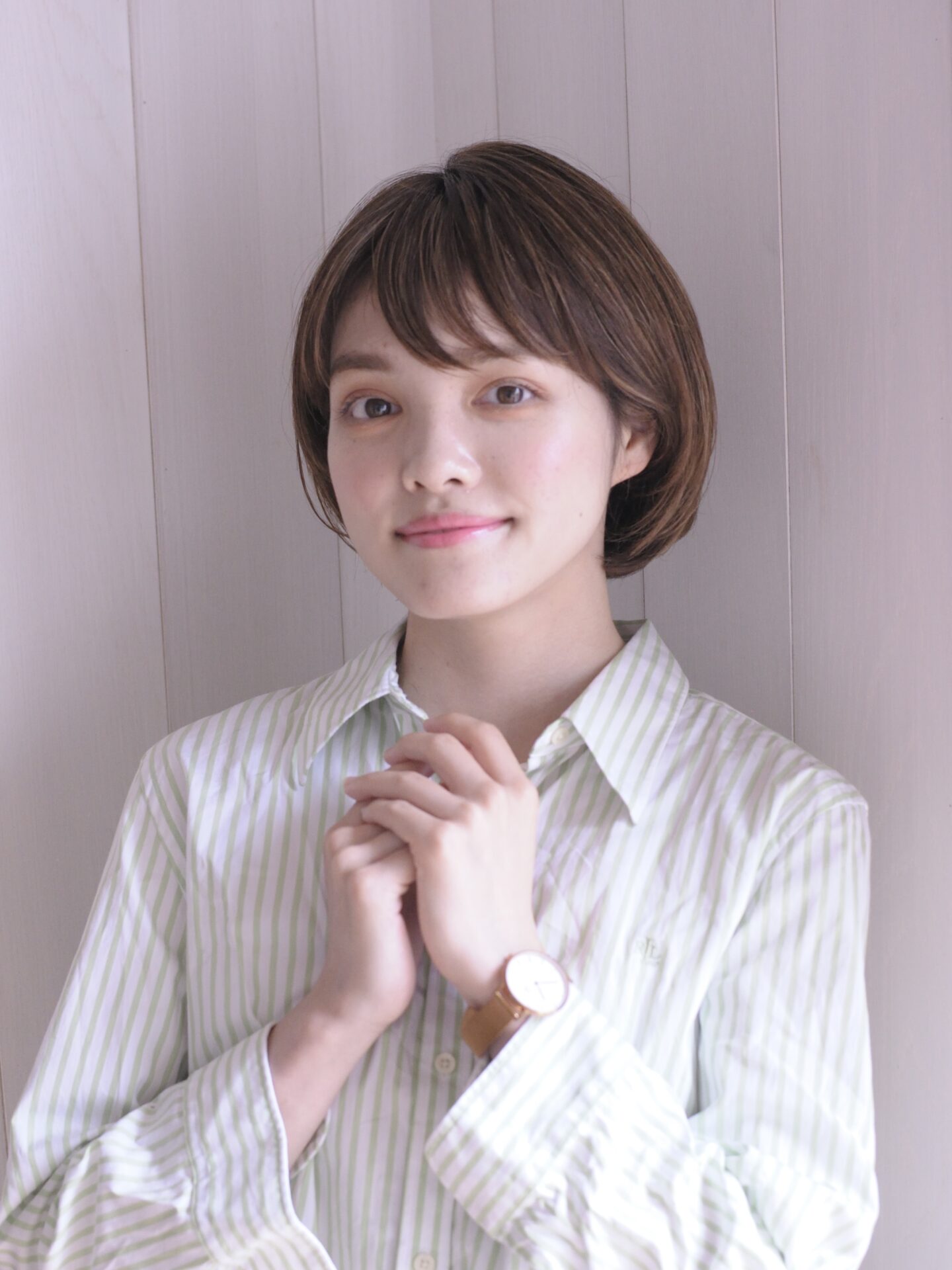 乾かすだけでスタイル決まる！丸みボブ☆