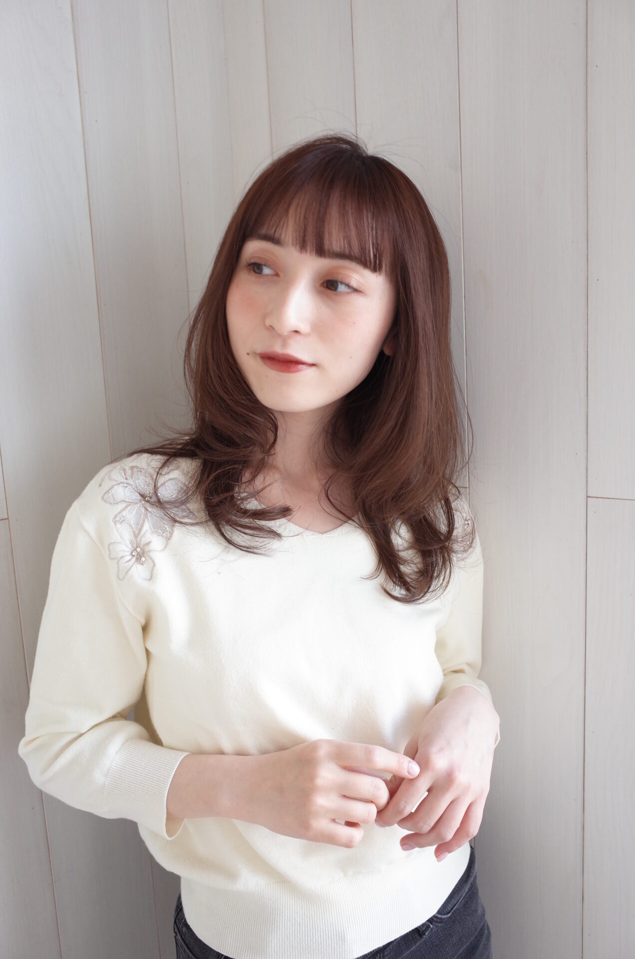 内巻きレイヤーで上品スタイルに⭐️