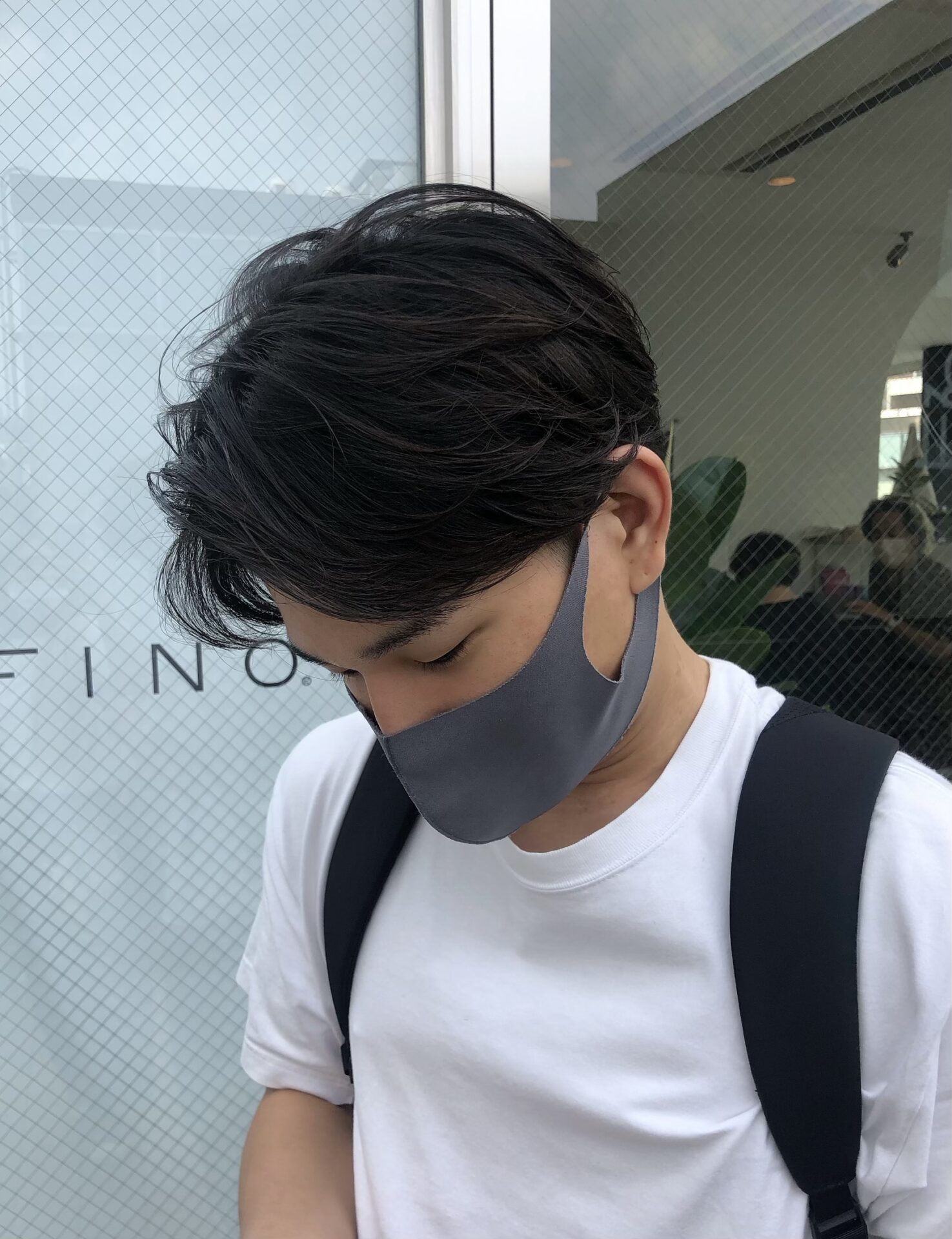 大人気のセンターパートスタイル！