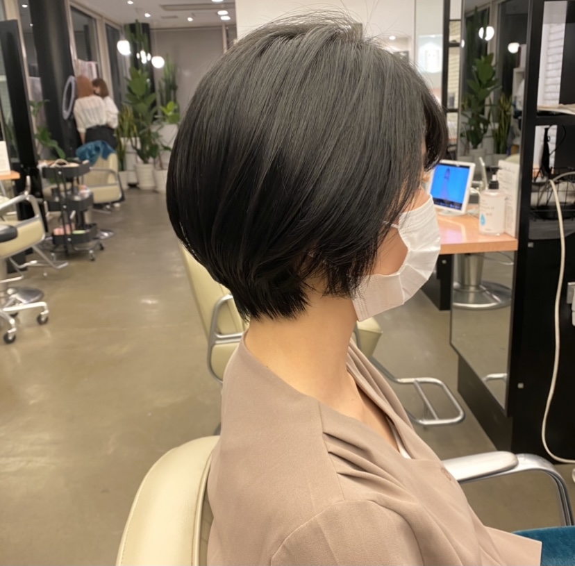 ショート×パーマで楽ちんスタイル