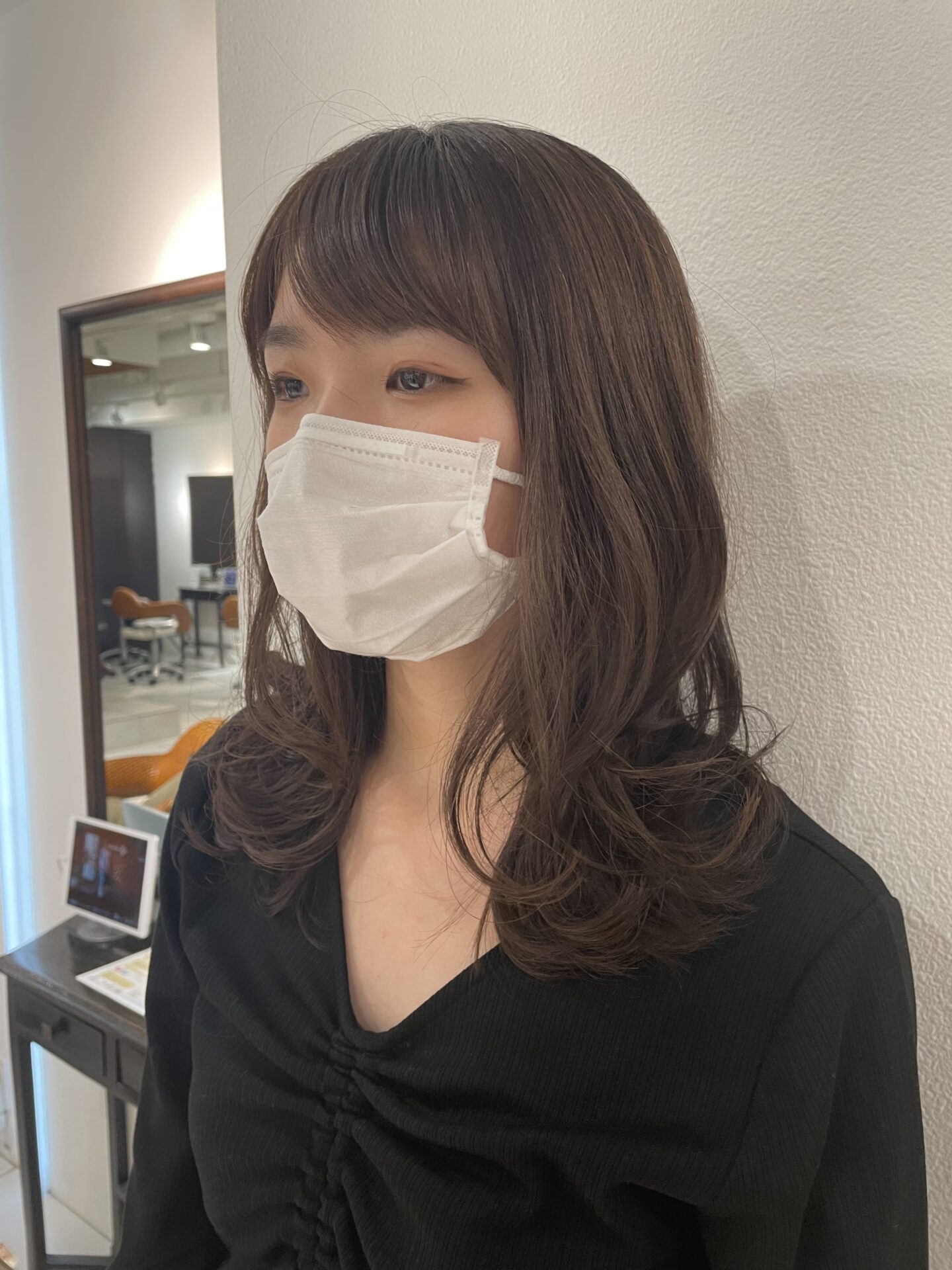 くびれレイヤーヘア