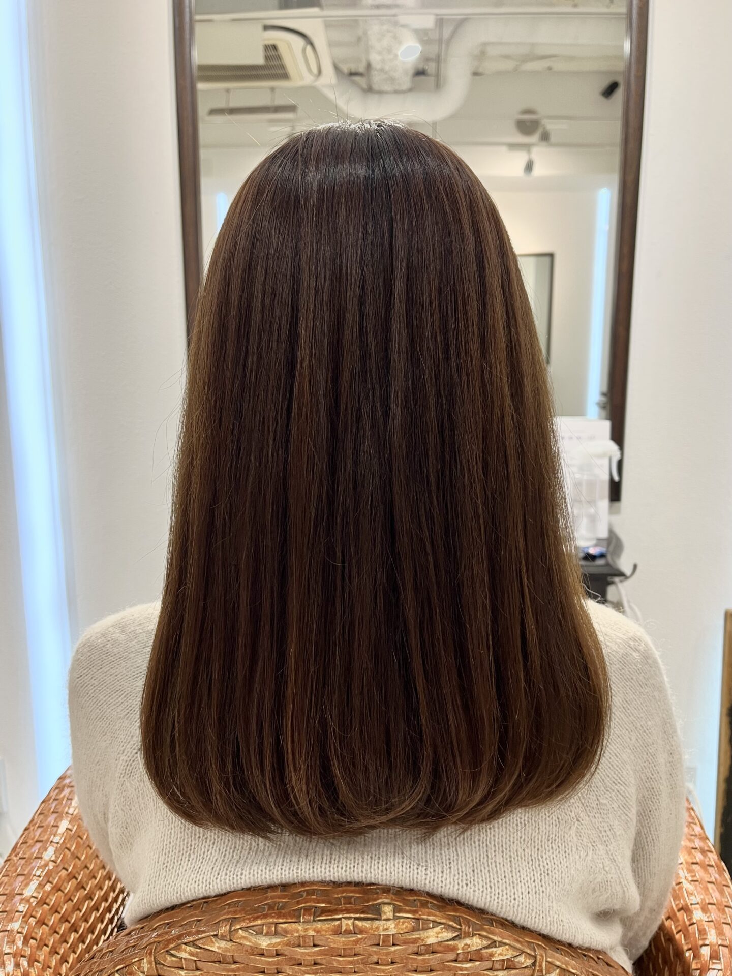 ストレートパーマレッスン