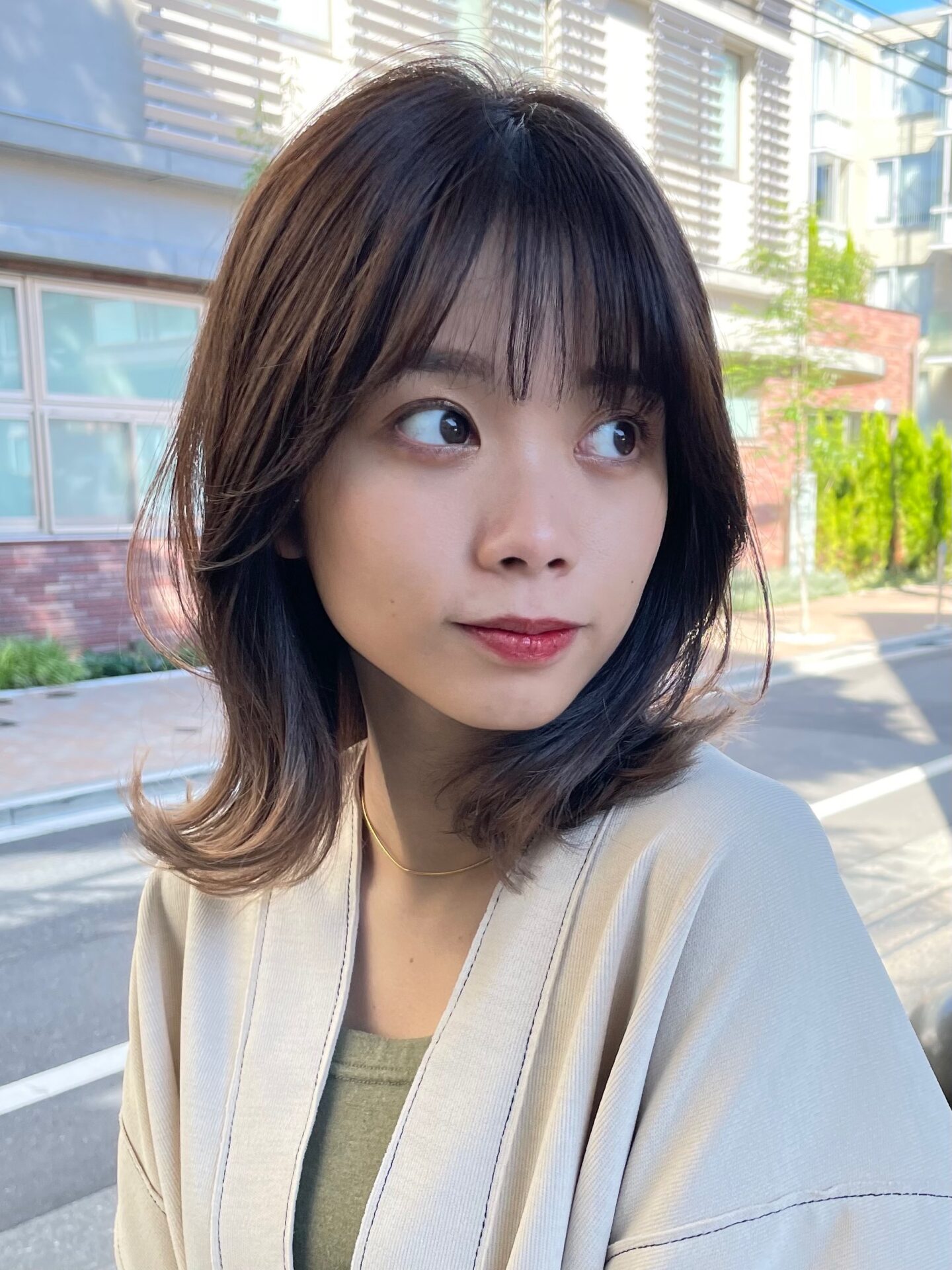 韓国ヘア×シースルーバング♪