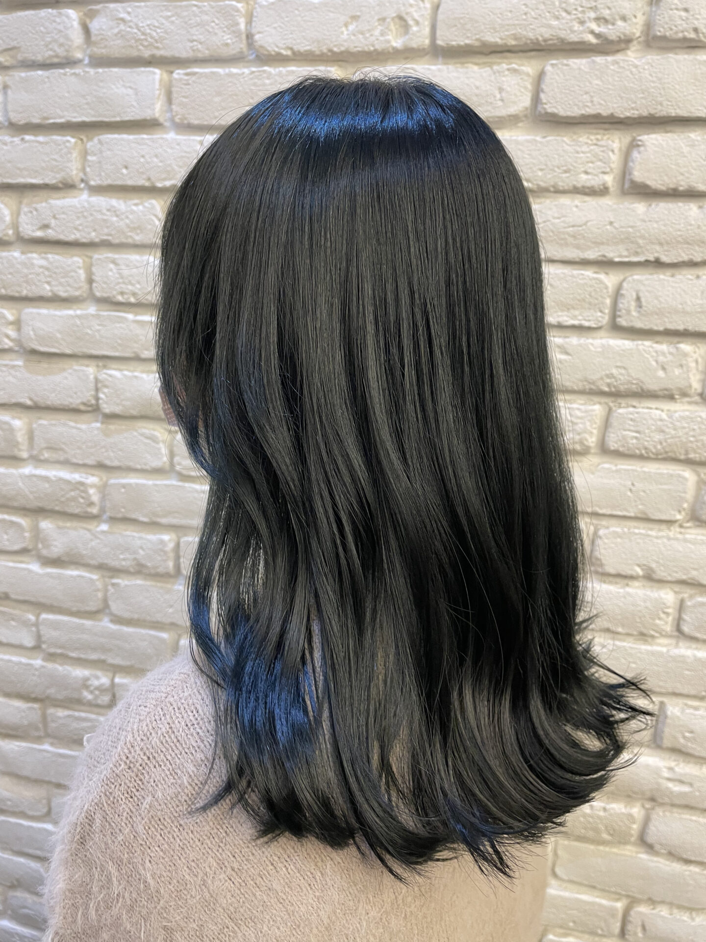 韓国アイドルみたいなブルーブラック🖤💙