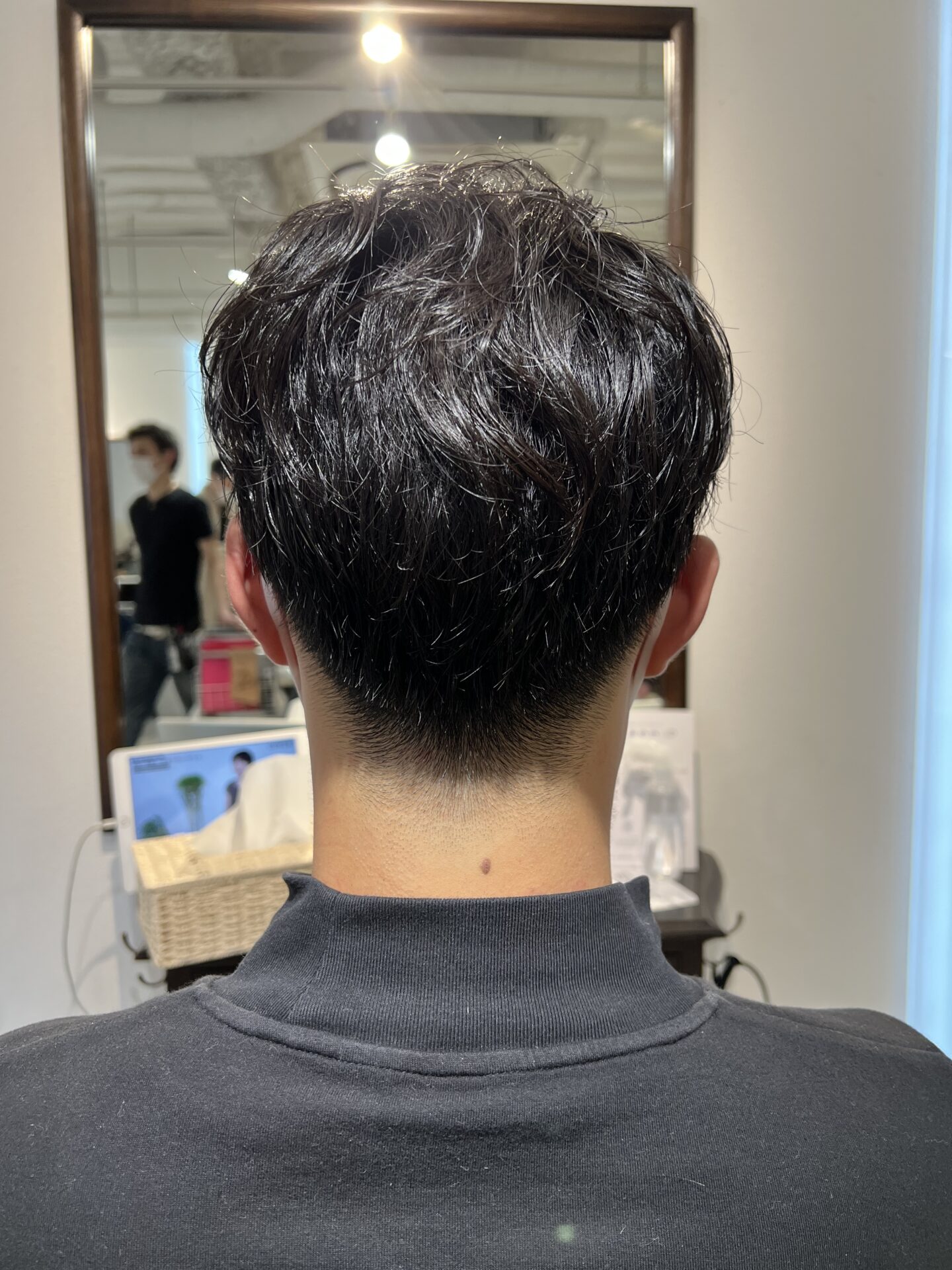 ちょい刈り上げセンターパート♪