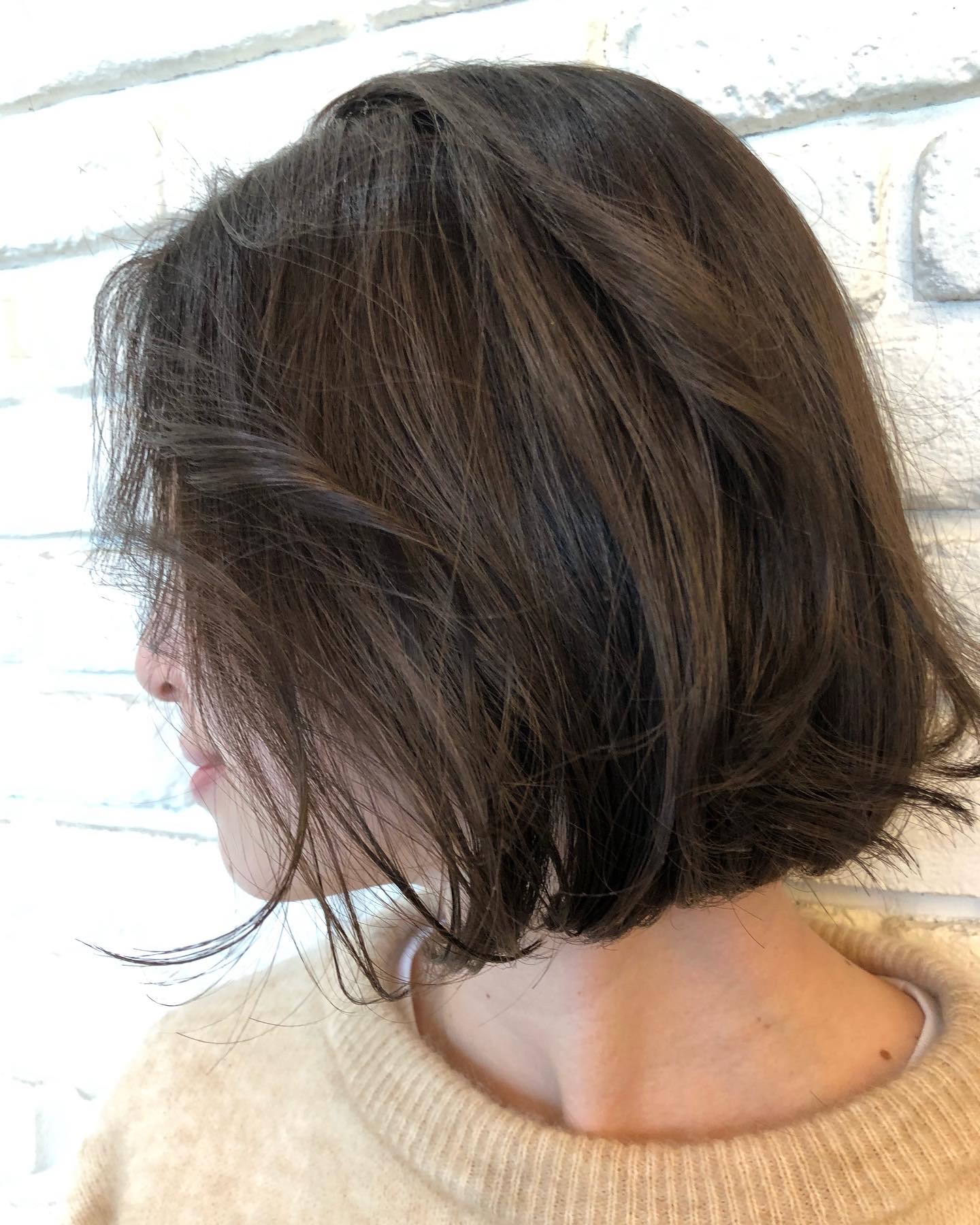 クセがあっても似合わせられる襟足スッキリボブ