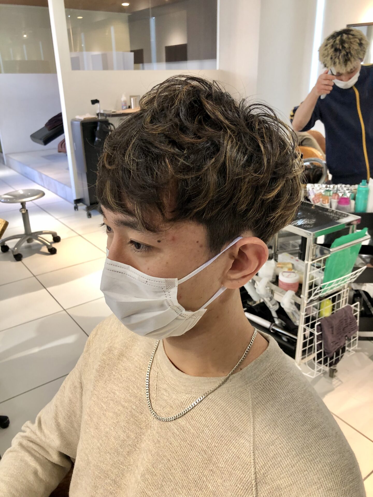 メンズ×パーマ×メッシュ×刈り上げ！！