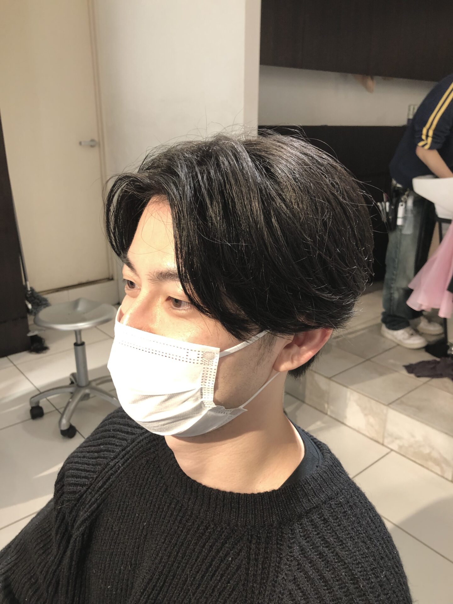 メンズ×センターパート×ツーブロック！！