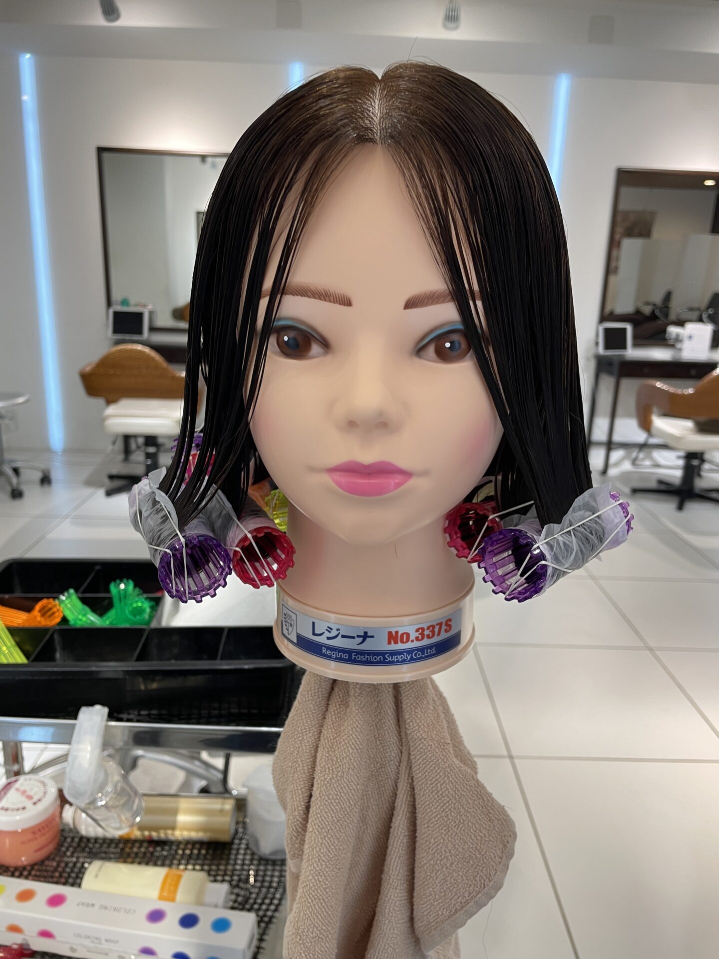 パーマ練習！！