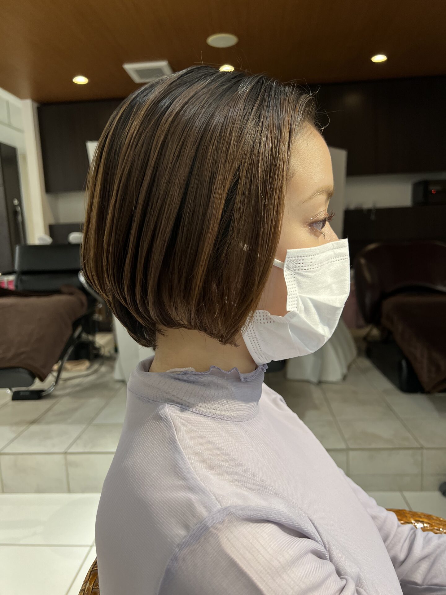 地毛のようなストレート♪