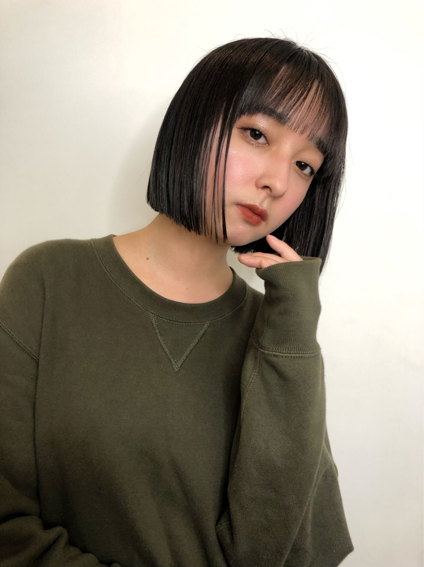 韓国風タッセルボブ