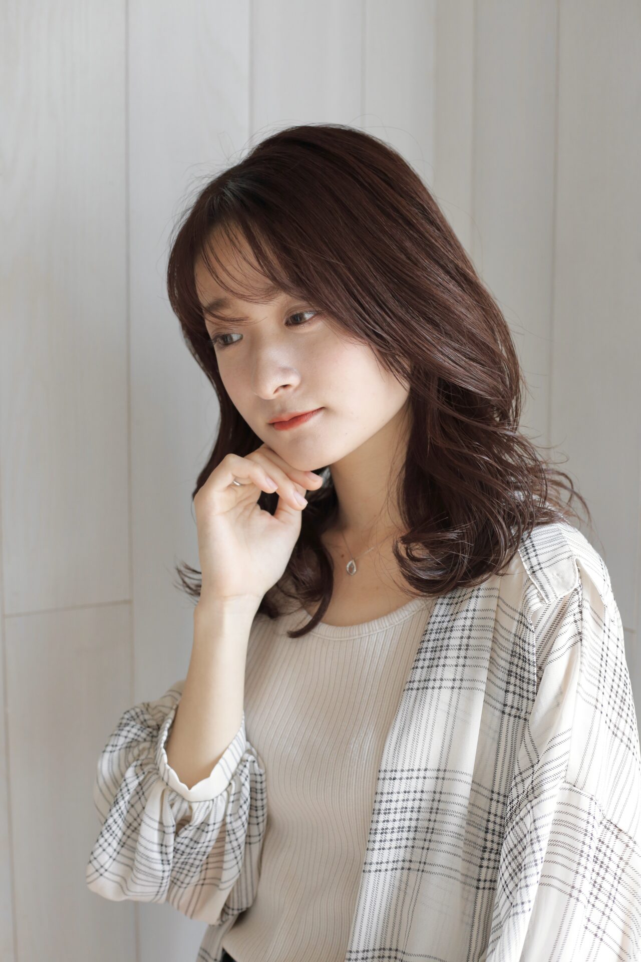 透明感たっぷり明るめブラウンカラー