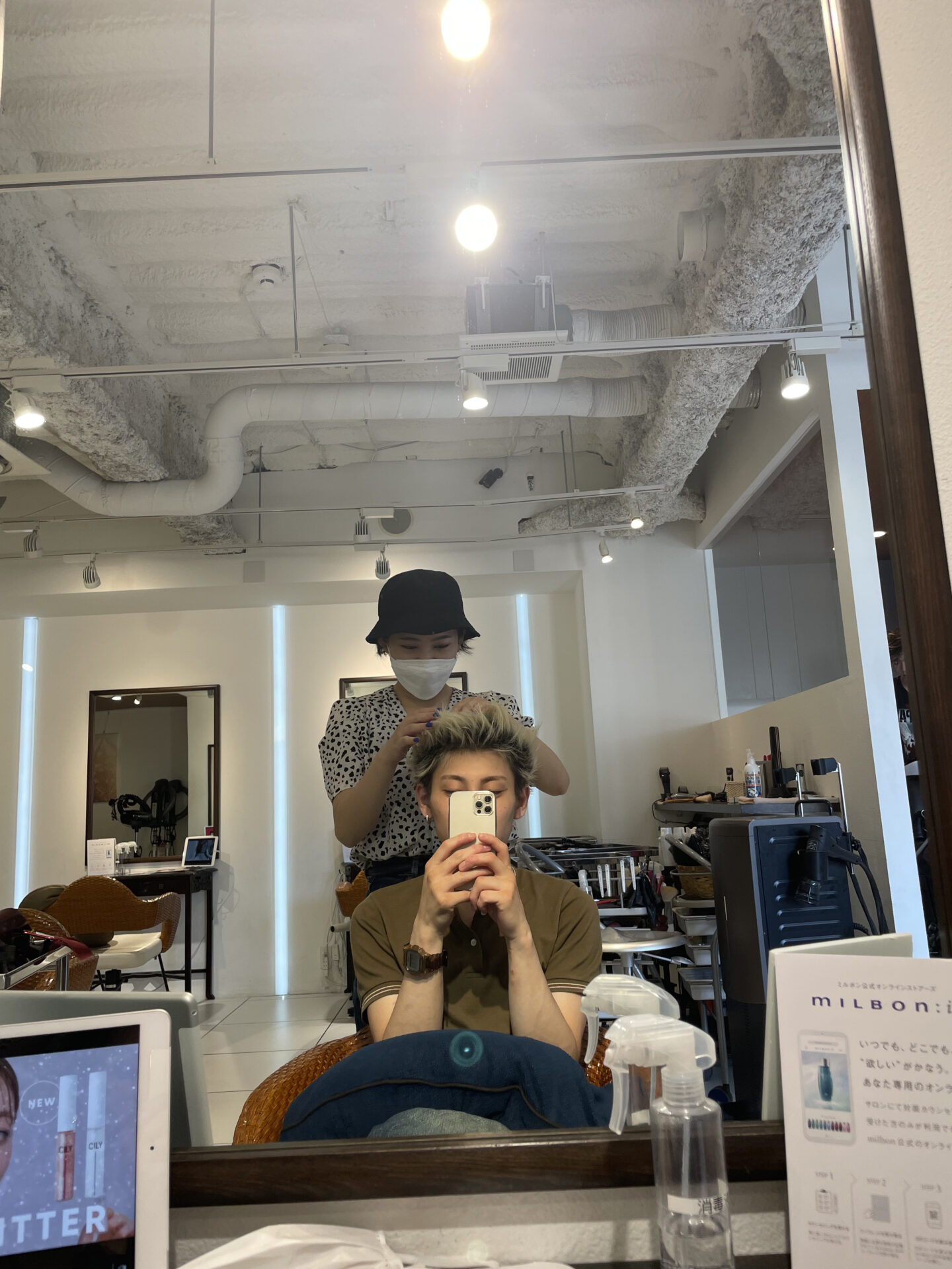 メンズセット練習！