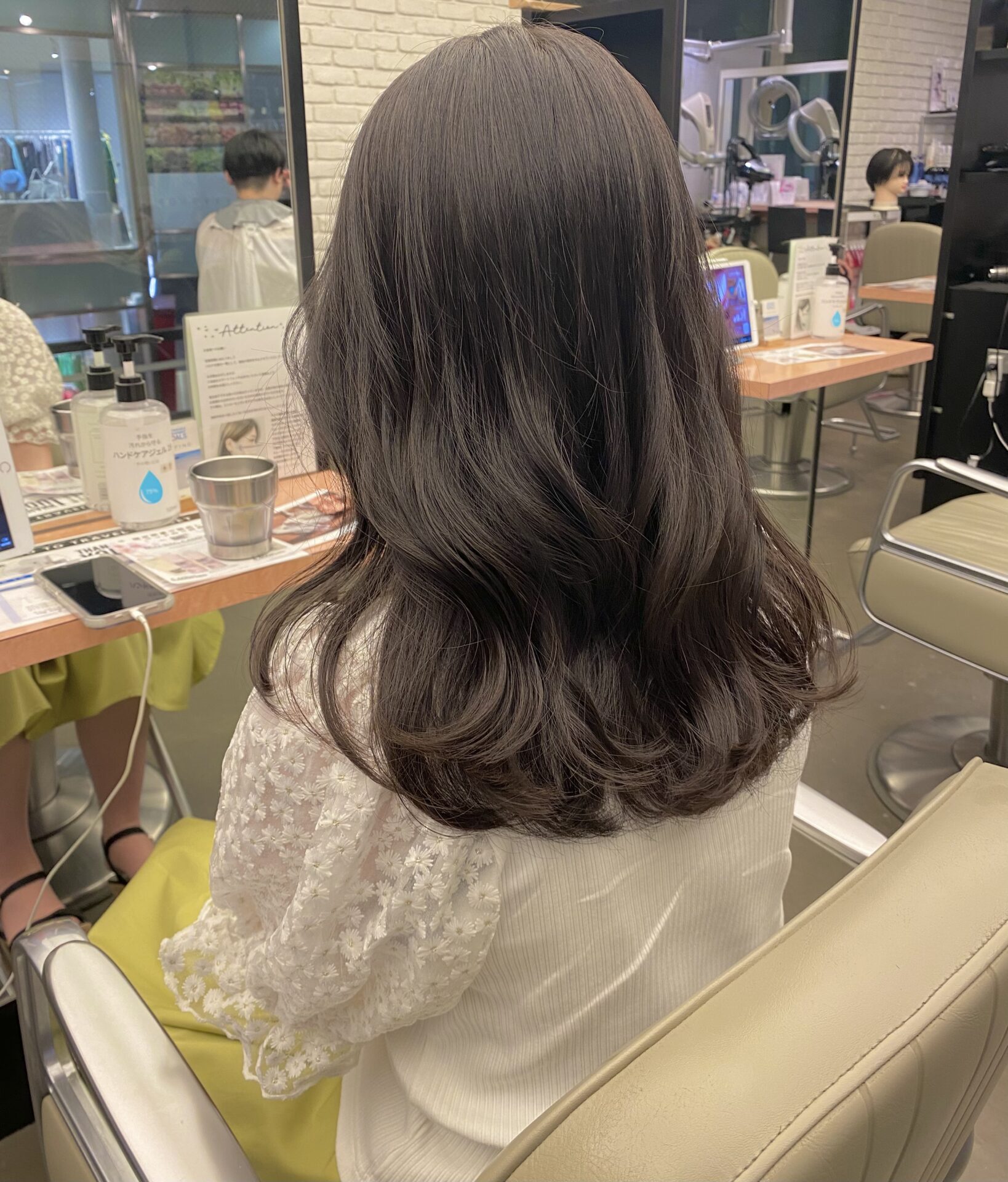 韓国艶髪”ダークグレージュ”