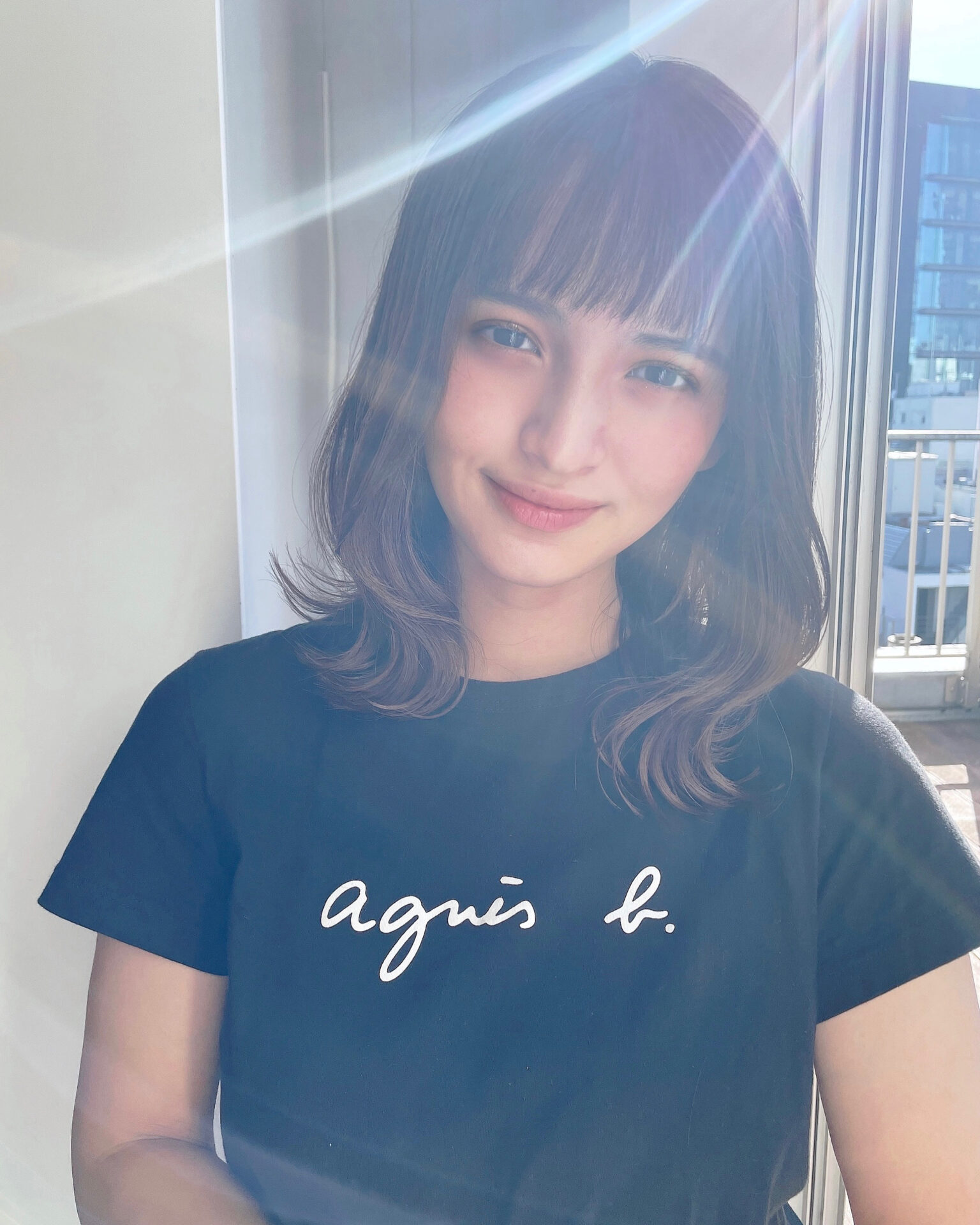 奥行きのあるくびれヘアで首長ほっそり！^ ^