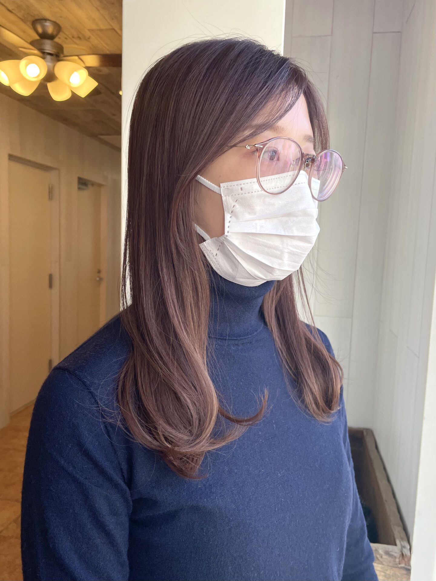 赤みのあるブラウンでビフォーアフター検証！