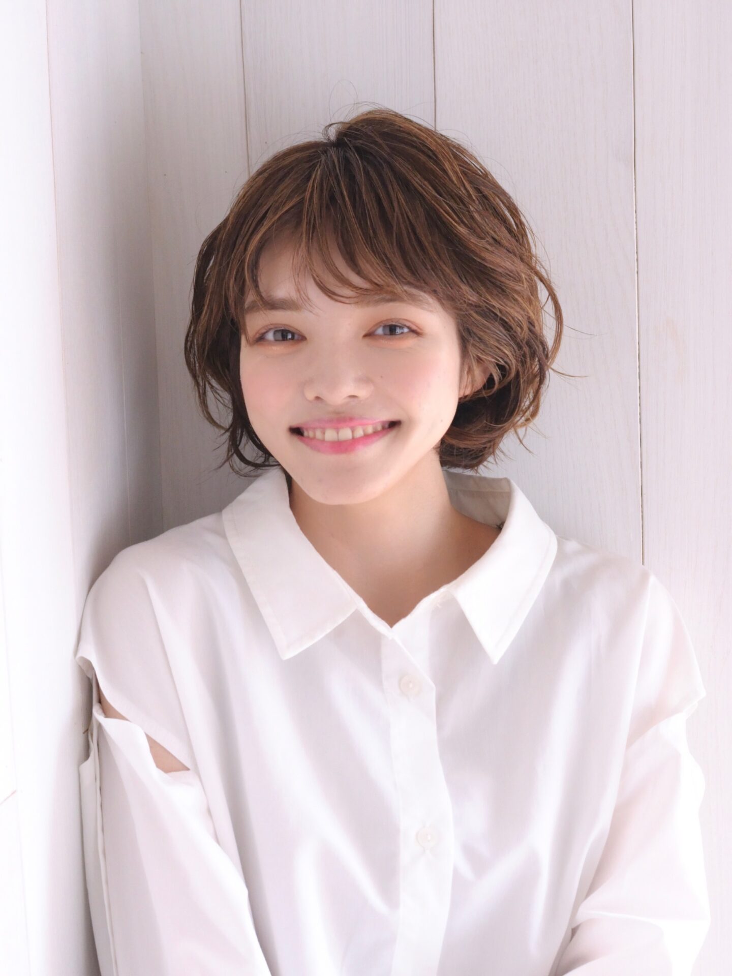 ふんわりウェーブ！ボブヘアー