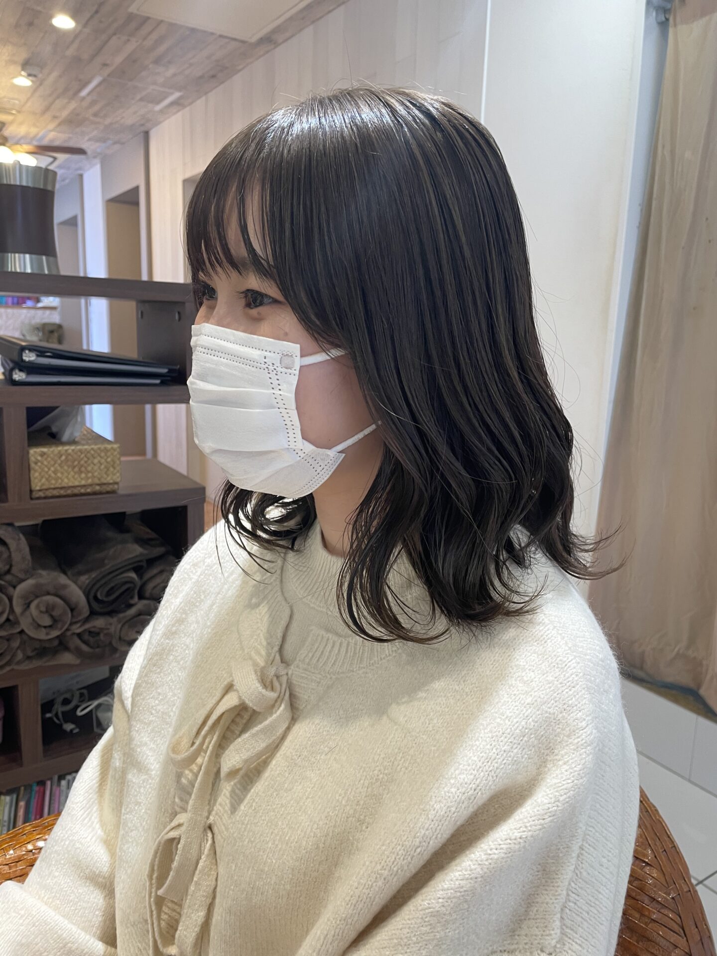 顔まわりをカットするとこうなります！