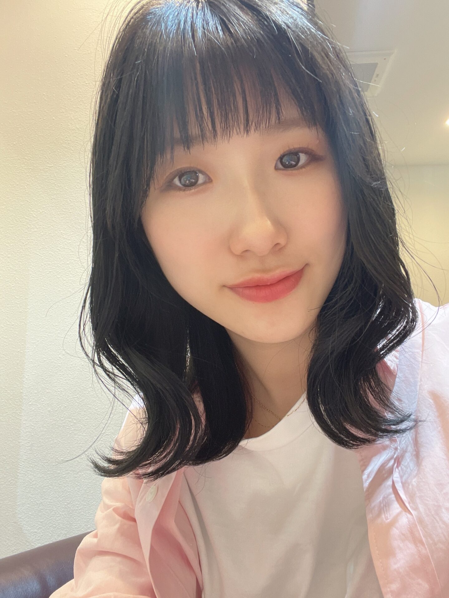 ブルーブラックにヘアチェンジしました