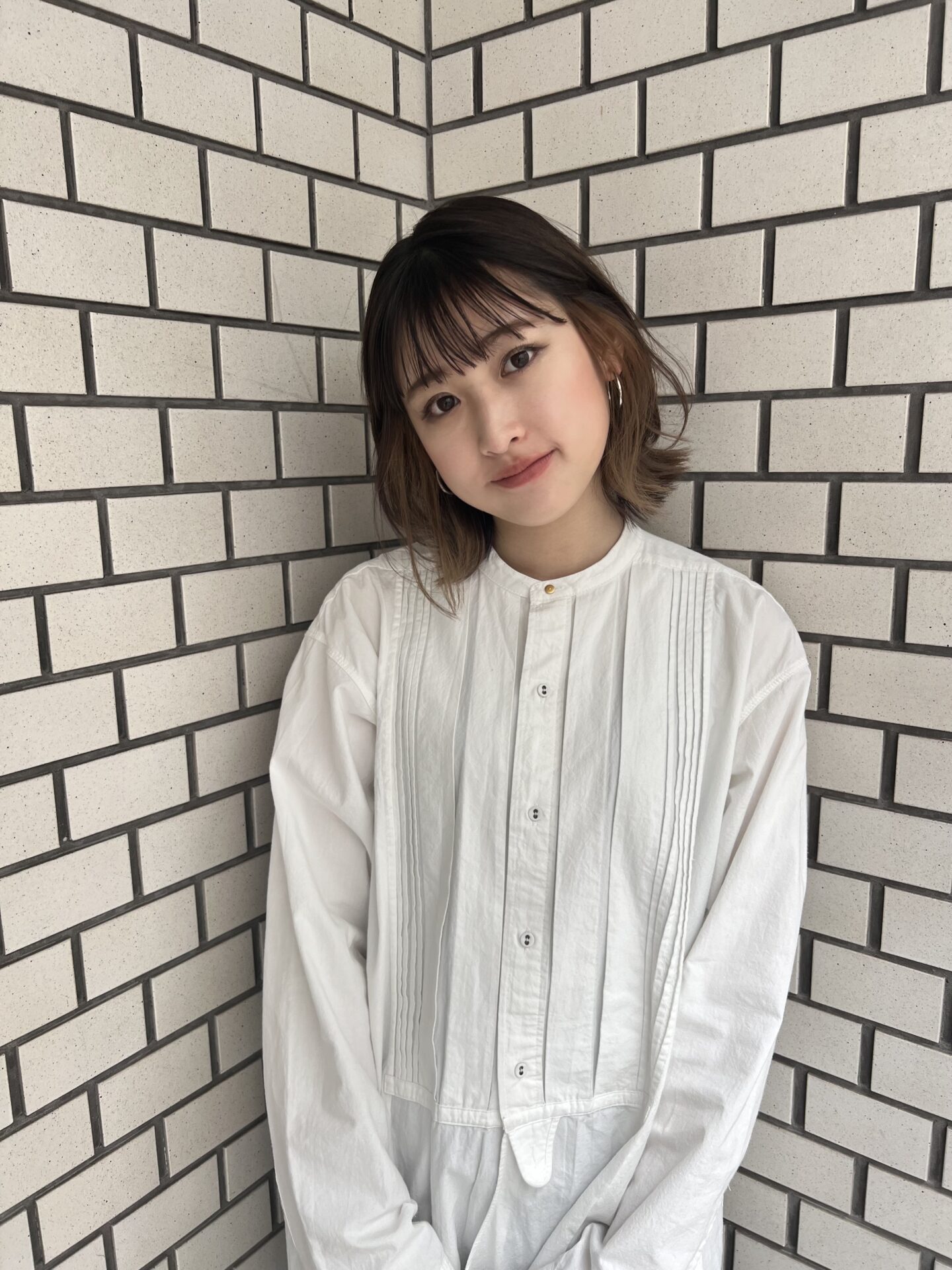 お顔がパッと明るく見えるインナーカラー🌟